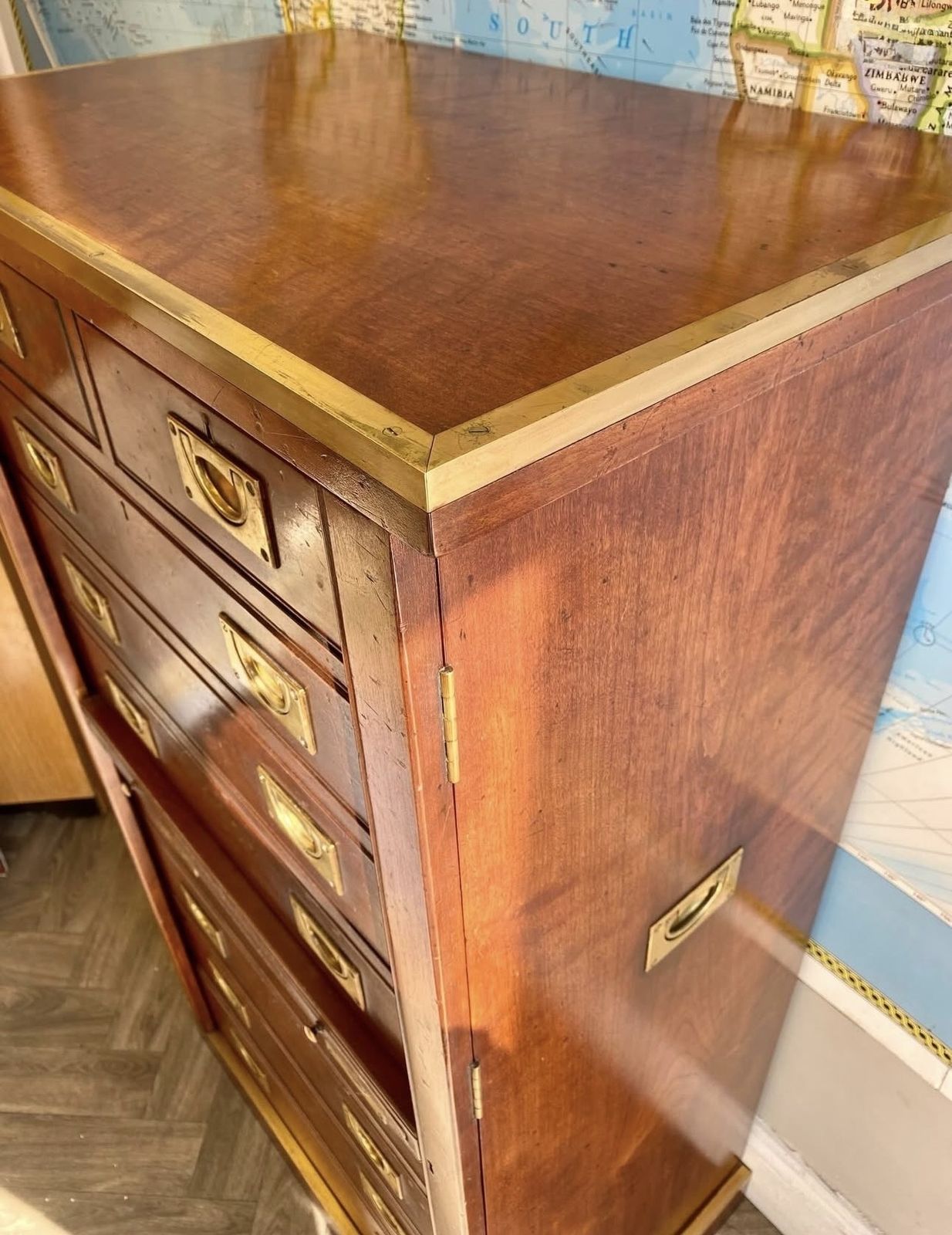 Wellington Campaign Chest Of Drawers photo Furniture