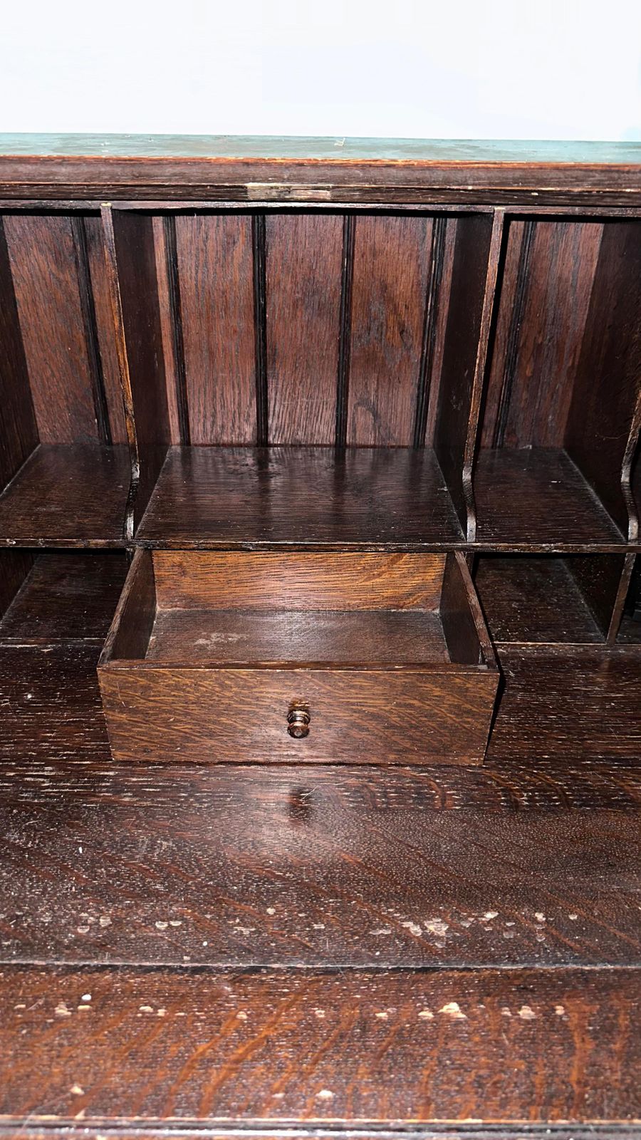 Ercol 438 Oak Carved Bureau Extremely Rare Bureau Desk 1933 Catalogue photo Furniture