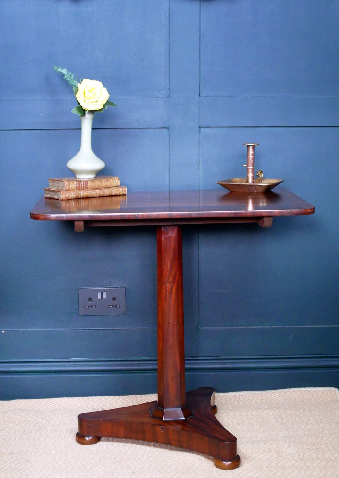 Antique William IV Rosewood Console Hall Side Table