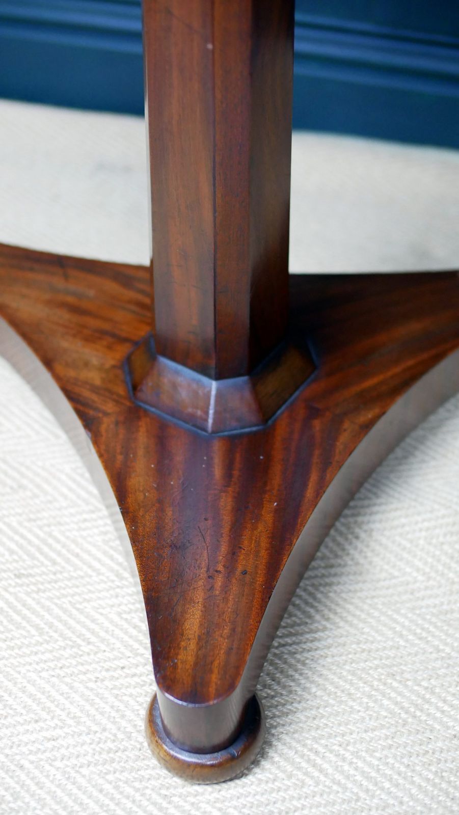 Antique William IV Rosewood Console Hall Side Table photo vinterior