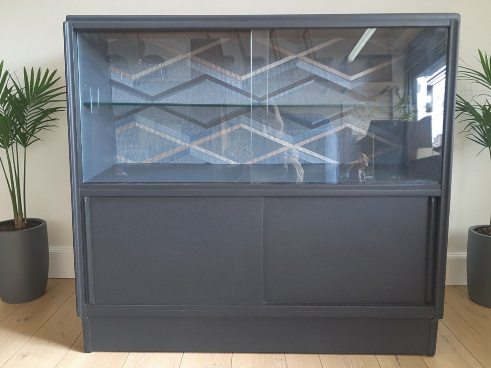 Mid Century G Plan Bookcase Sideboard Drinks Display Cabinet Vintage Upcycled