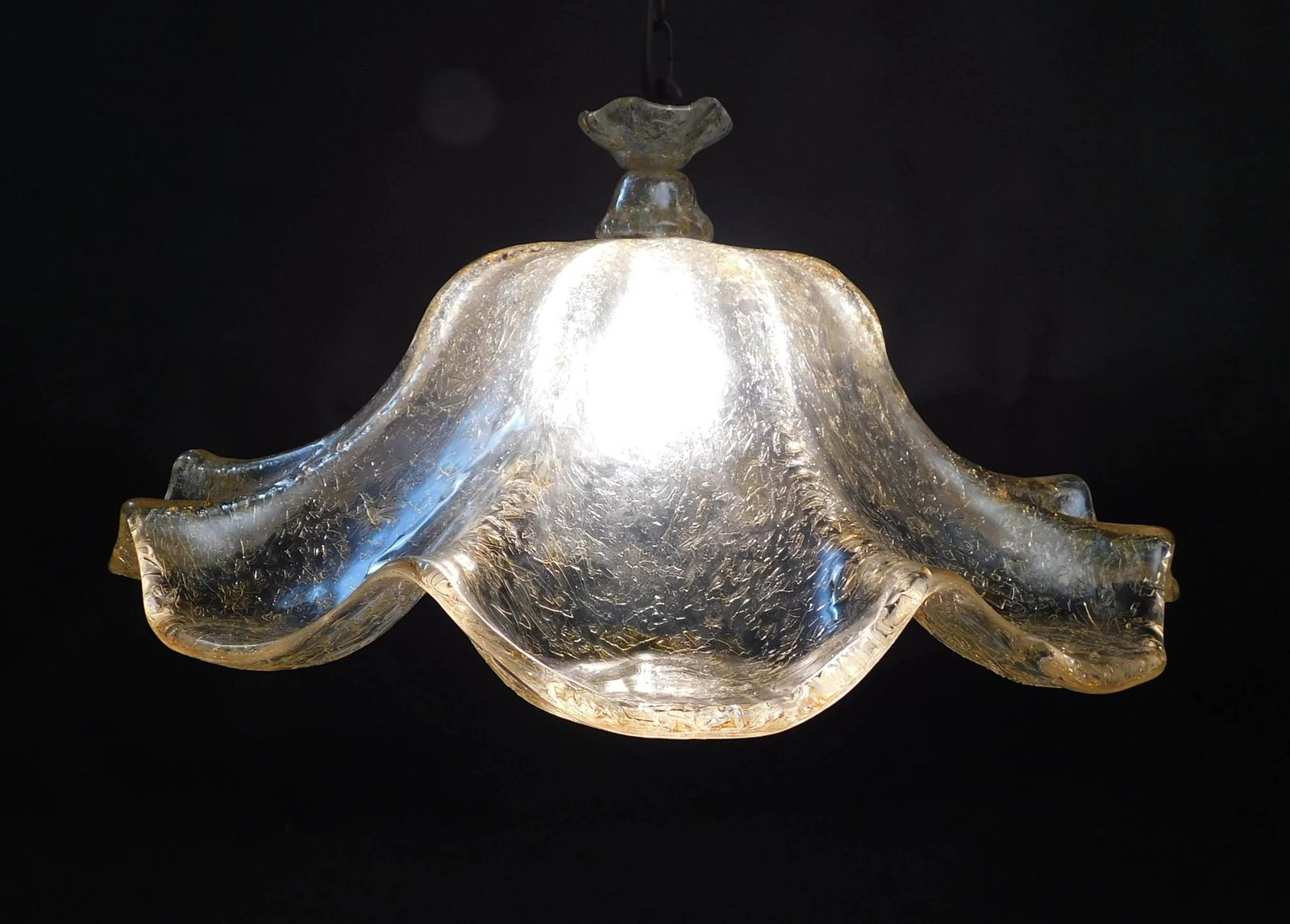 Murano Flower Pendant By Mazzega photo furniture
