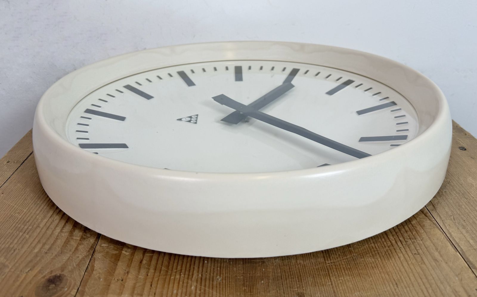 379.0 Large Industrial Bakelite Factory Wall Clock From Pragotron, 1960s photo