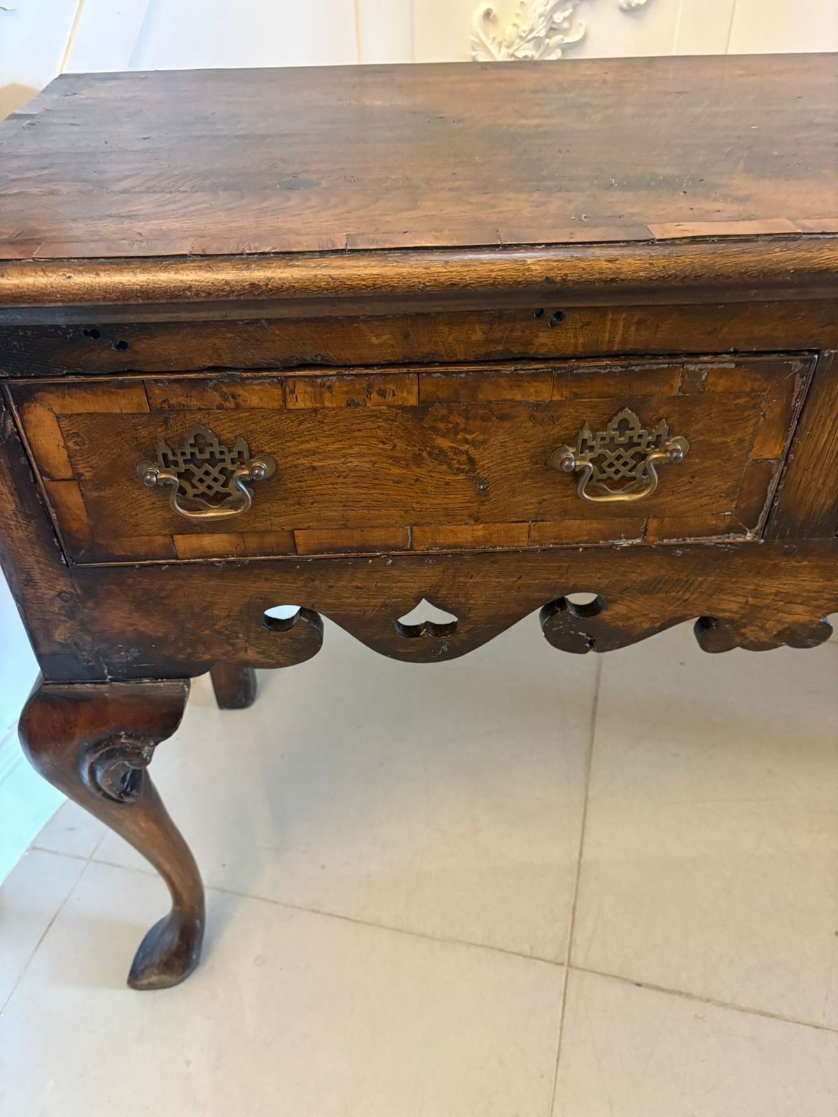 Antique 20th Century Style Oak Dresser Base photo vinterior