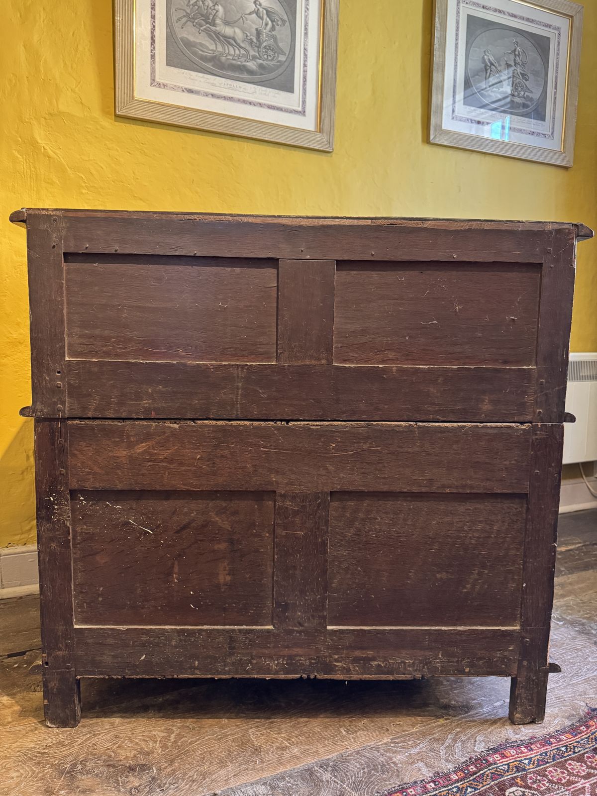 Charles II Oak Two Part Chest Of Drawers With Geometric Mouldings photo furniture