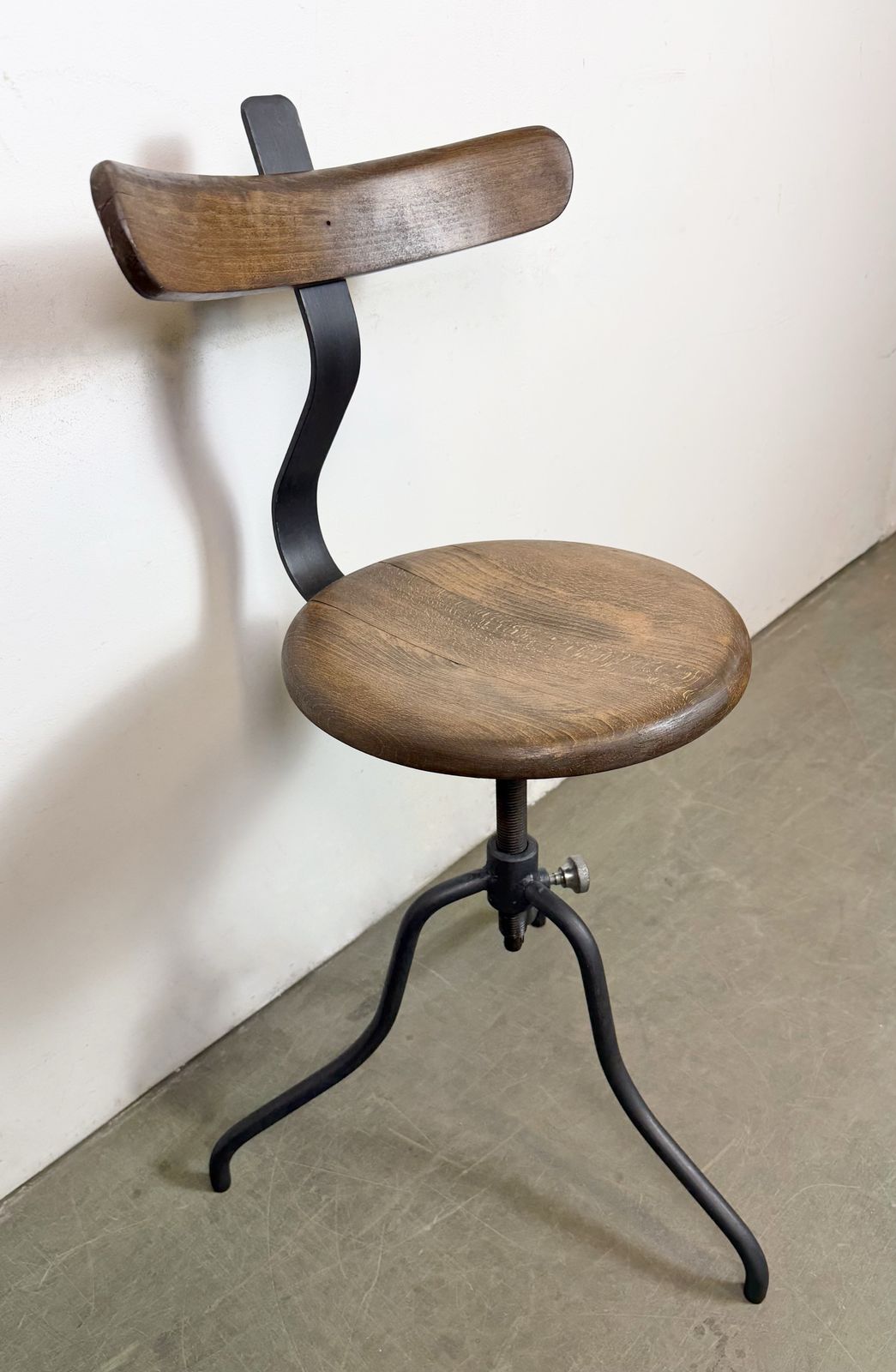 Industrial Factory Swivel Chair, 1950s photo buy