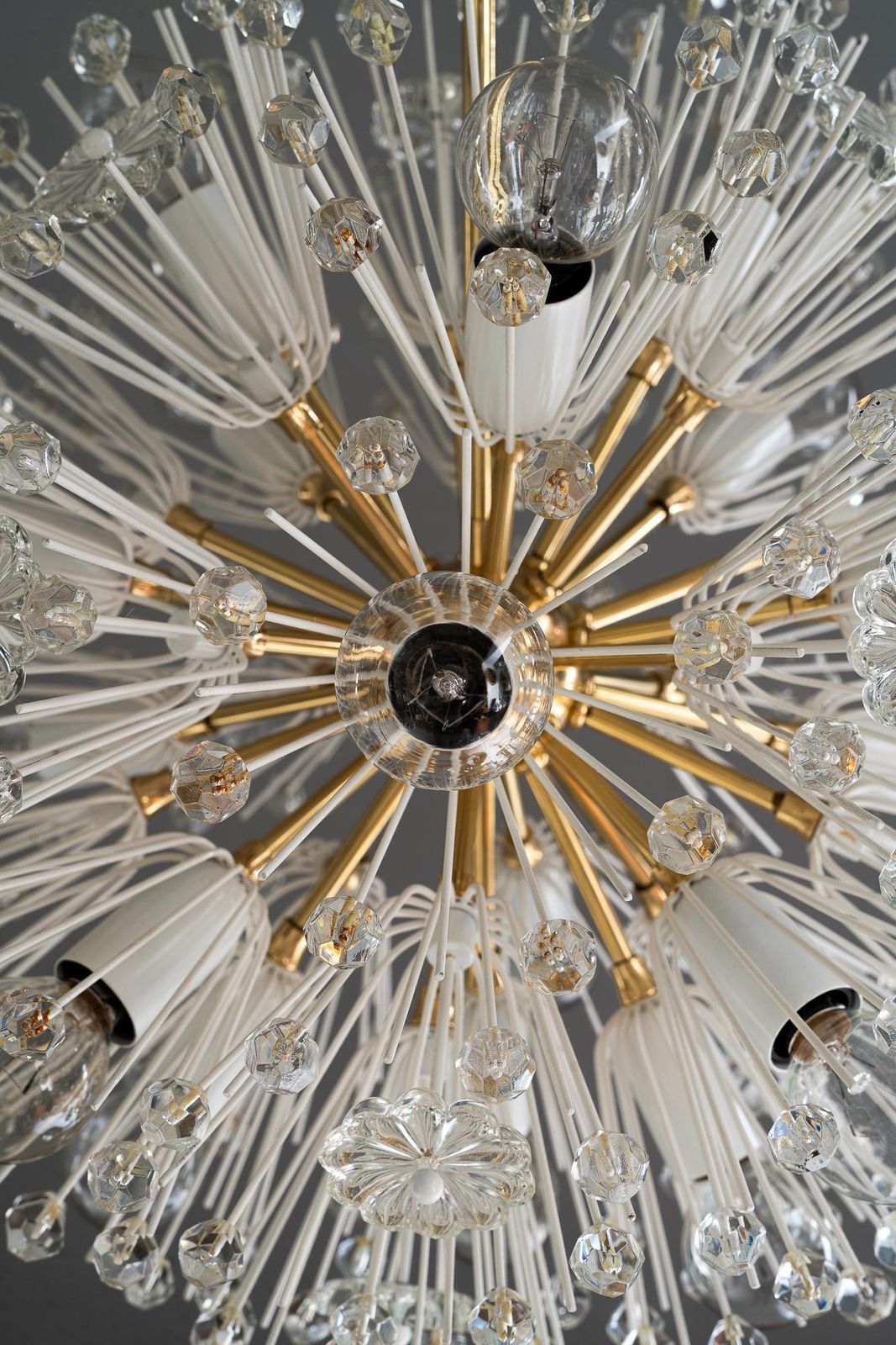 photo for sale Mid Century Chandelier "Sputnik" By Emil Stejnar For Rupert Nikoll Around 1950s
