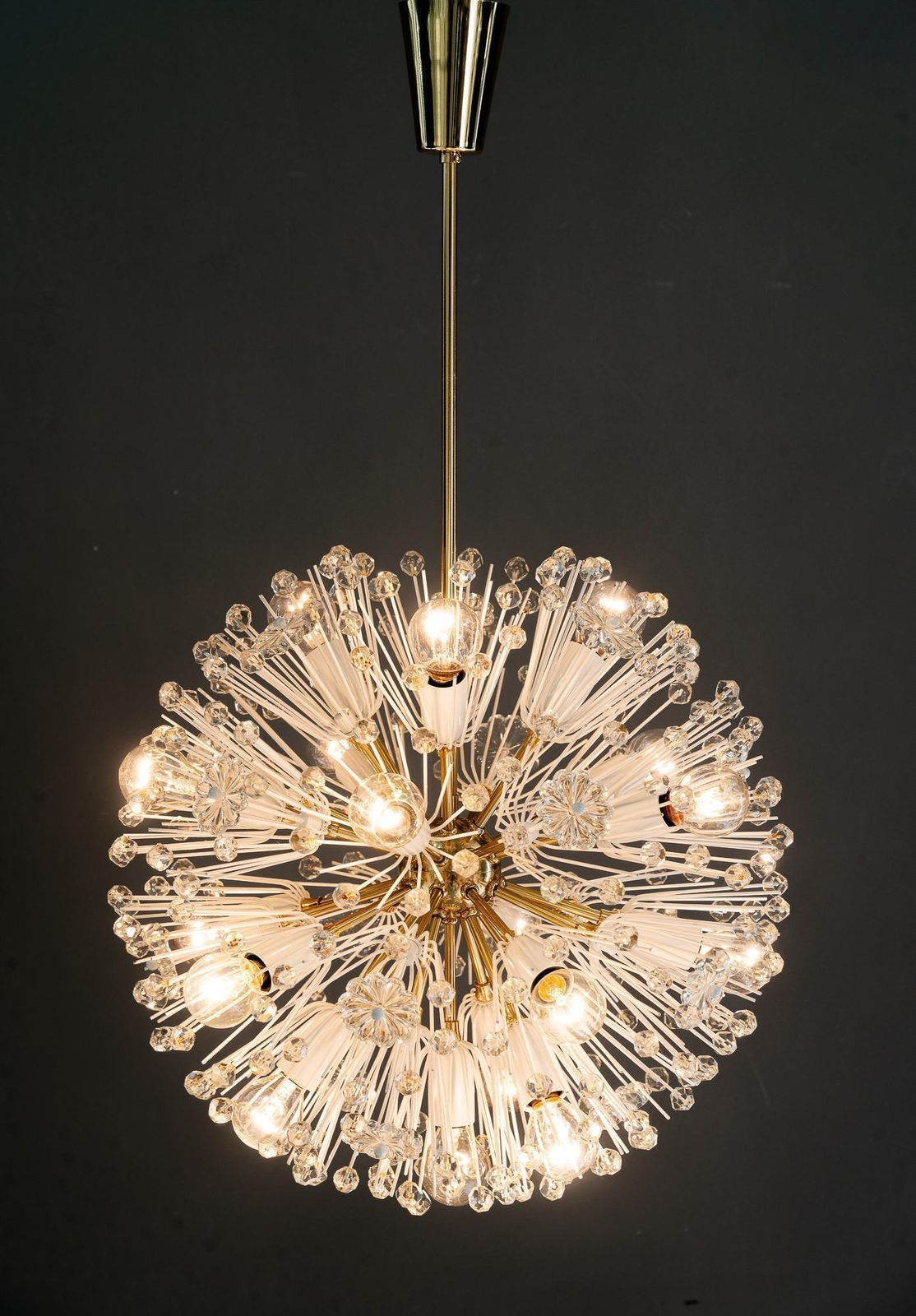 photo buy Mid Century Chandelier "Sputnik" By Emil Stejnar For Rupert Nikoll Around 1950s