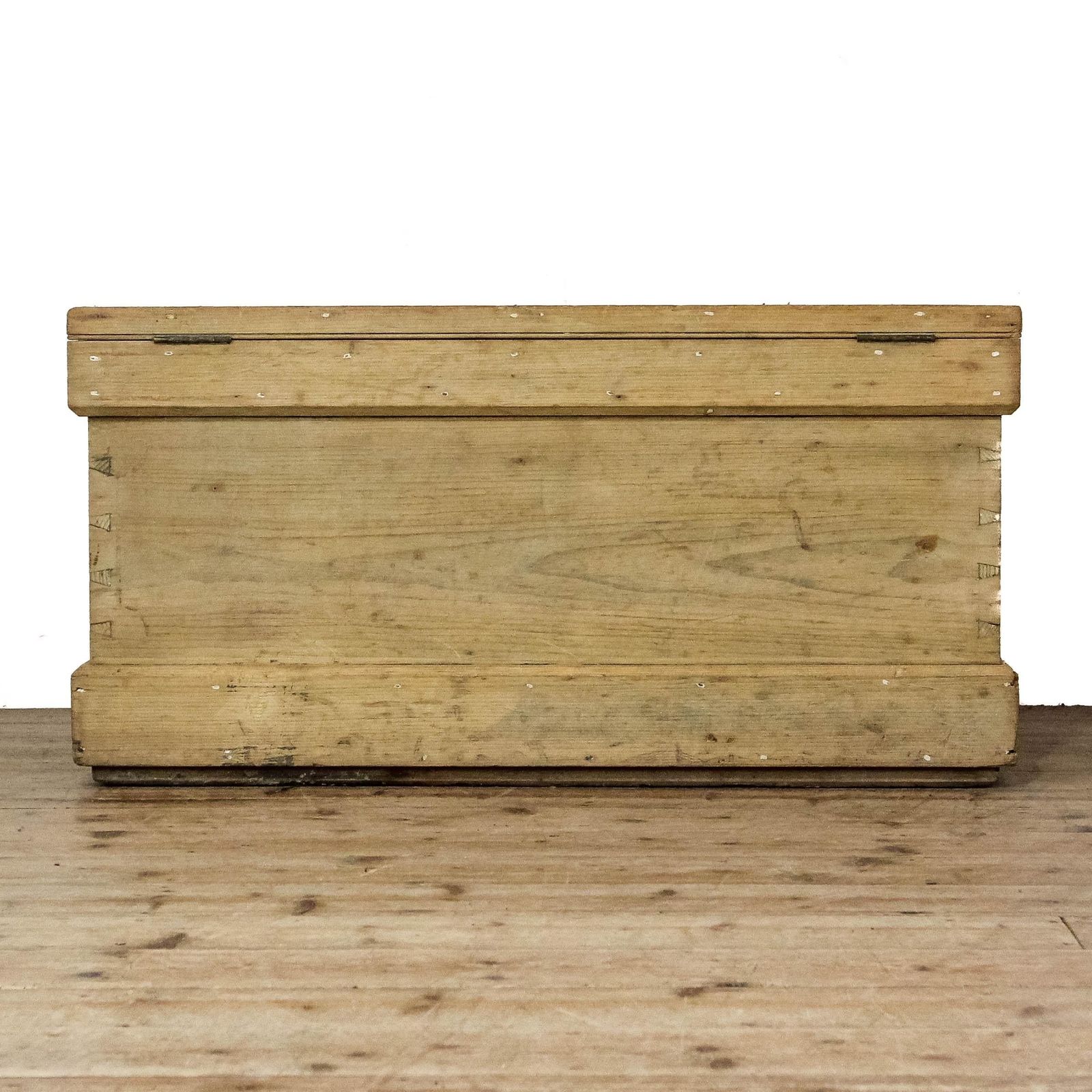 Antique Pine Tool Chest Or Blanket Box | Antique Furniture | Antique Trunk | Antique Storage | Pine Trunks | Blanket Box (M 6615) photo buy