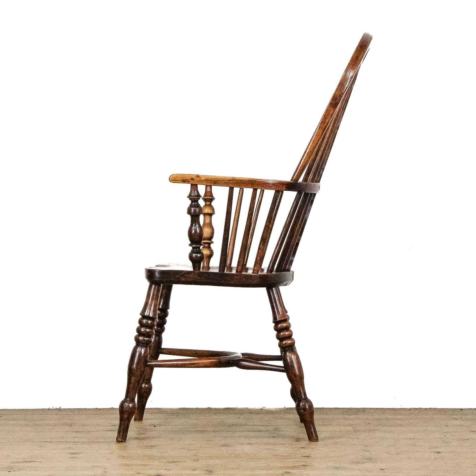 Antique Ash And Elm Windsor Armchair | Captain's Armchair | Antique Armchair | Antique Seating | Home Office (M 6784) photo 570.0