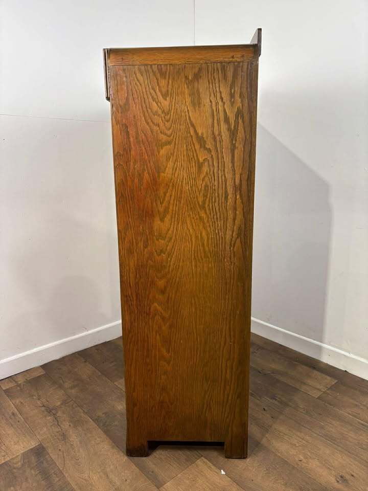 Vintage Oak Gentlemans Wardrobe photo furniture