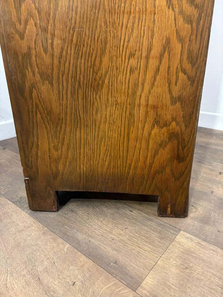 Vintage Oak Gentlemans Wardrobe photo for sale
