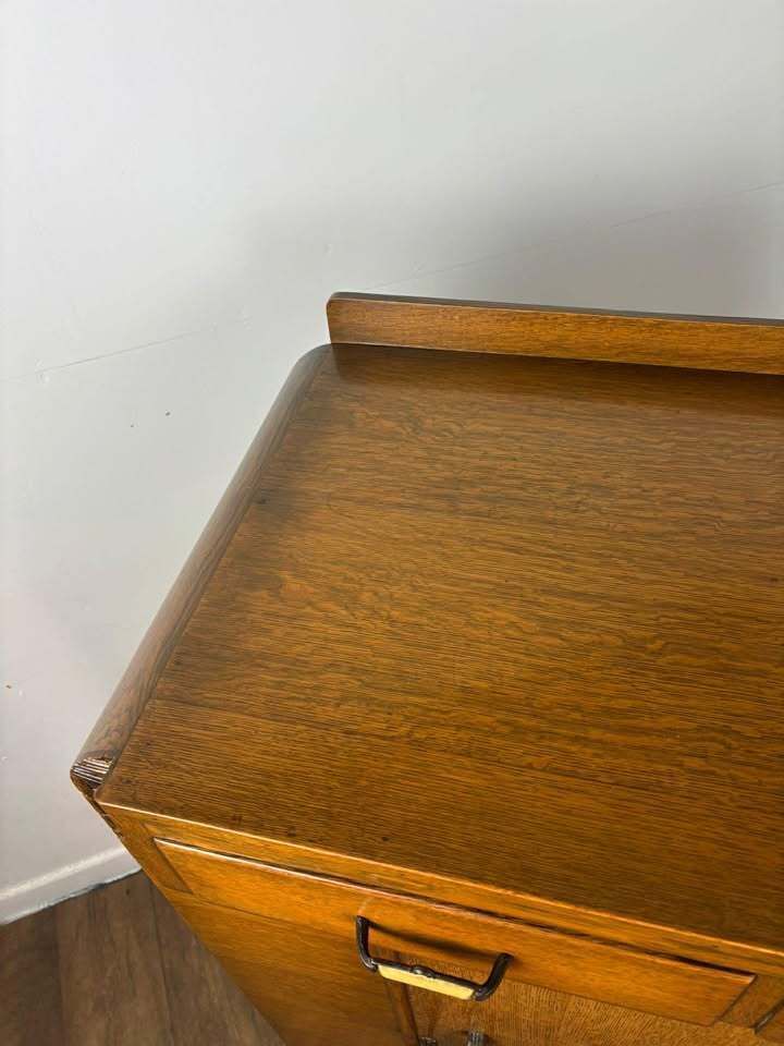 photo buy Vintage Oak Gentlemans Wardrobe