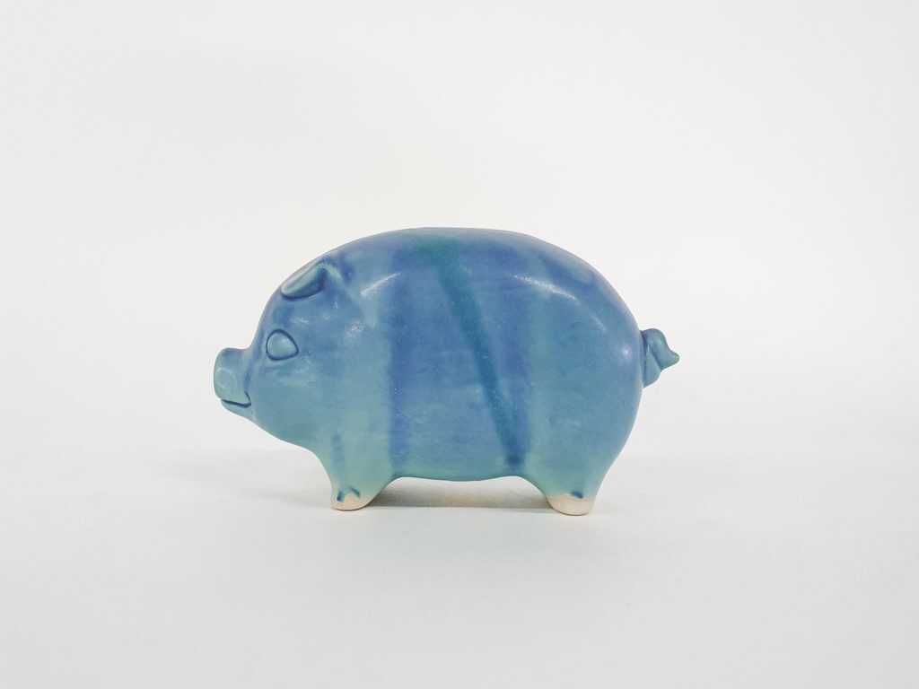 Ceramic Piggy Bank By, De Bolle Deur, The Netherlands 1980's photo furniture