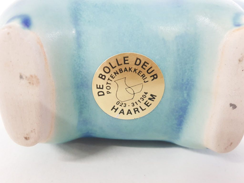 photo furniture Ceramic Piggy Bank By, De Bolle Deur, The Netherlands 1980's