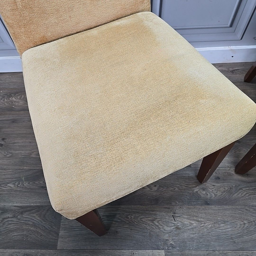 Pair Upholstered Chairs   Retro Vintage   Fireside Reading Nursing Dining Seats photo Furniture