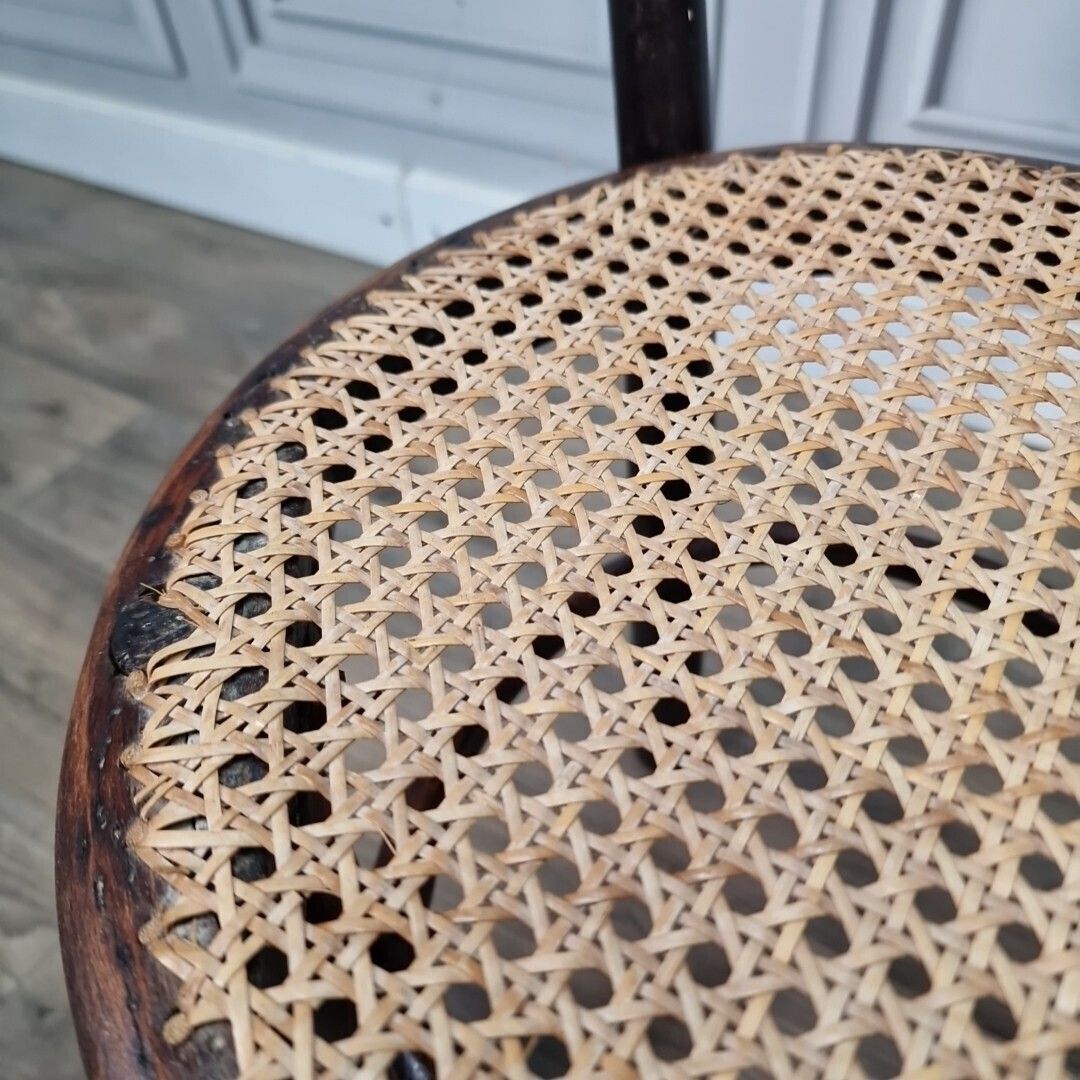 photo furniture Child's Bistro Chair   Single Small Vintage Thonet Bentwood Wood Mid Century