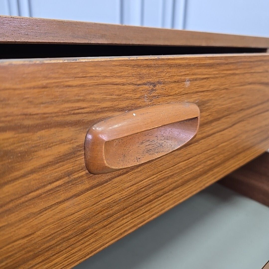 photo vinterior Vintage Schreiber Sideboard   Teak Cabinet Mid Century Buffet Storage Retro Tv
