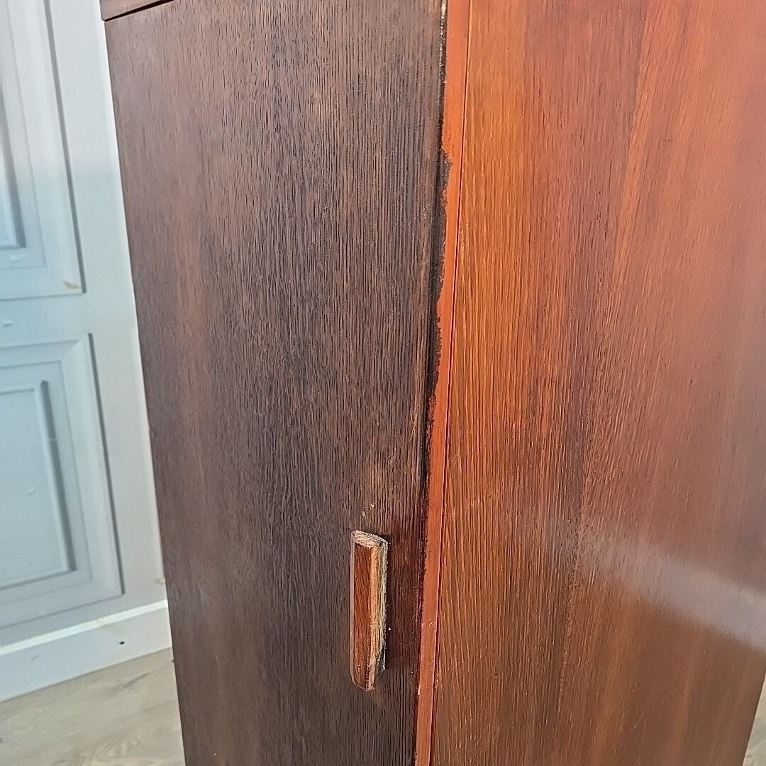 photo vinterior Pair Vintage Storage Cabinets   Bryants Filing Bedside Cupboards   Castors Retro