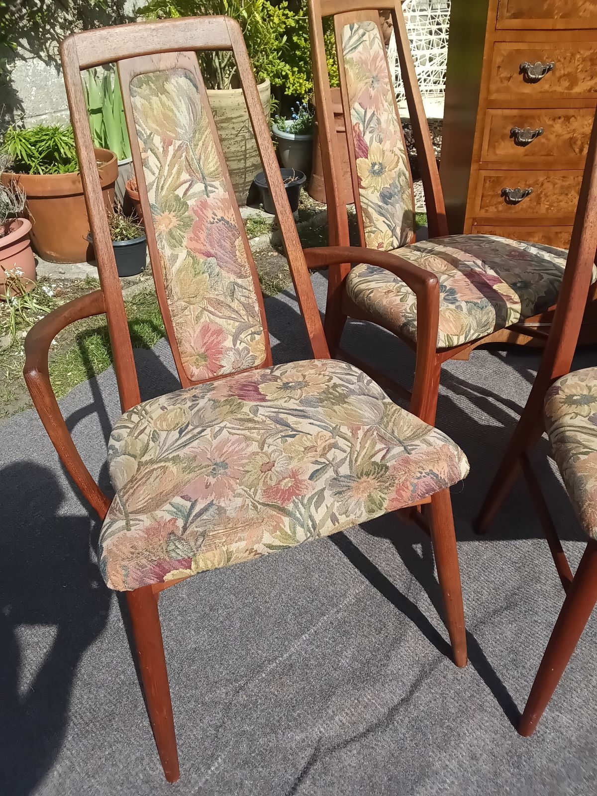 Reduced Another £200.... Set Of 6 Niels Koefoed Eva Dining Chairs For Hornslet. photo vinterior