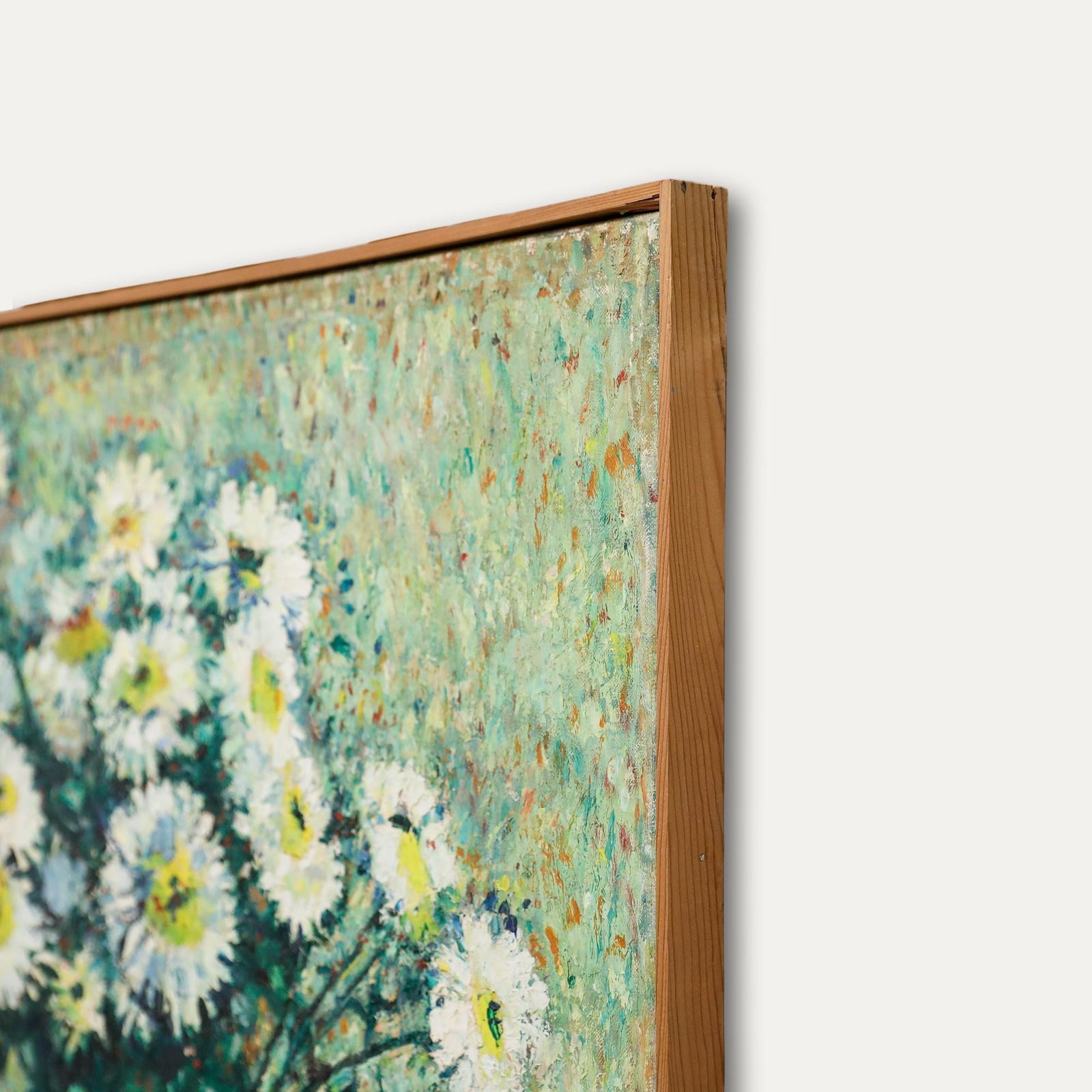 Aart Glansdorp (1903 1989)   20th Century Oil, Daisies photo vintage