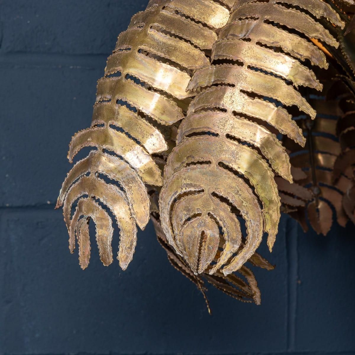 Lighting 20thc French Palm Tree Floor Lamp, Christian Techoueyres For Maison Jansen C1970 photo