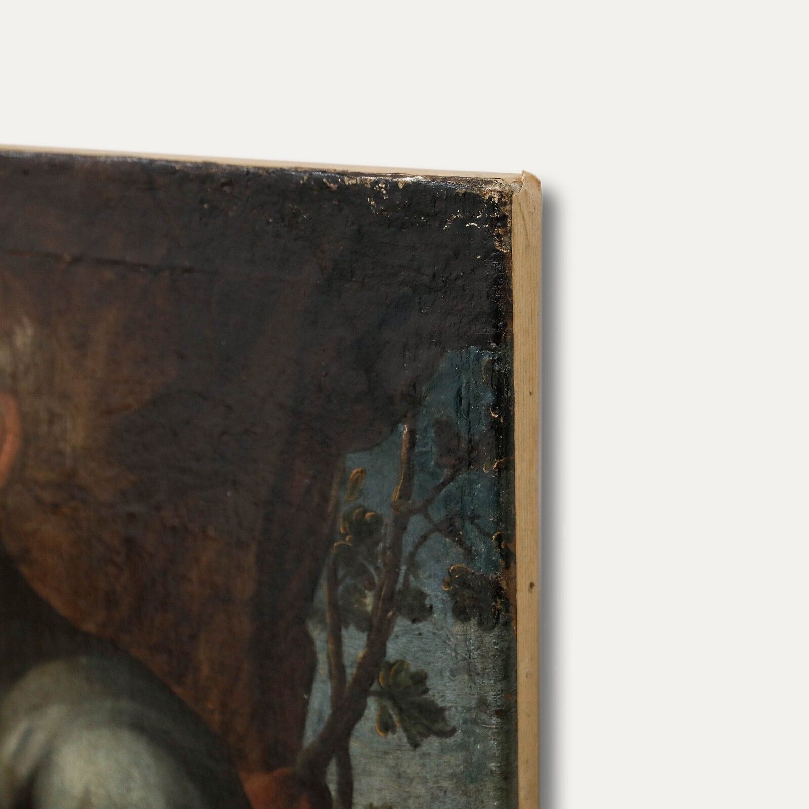 18th Century Oil   The Penitent Saint Peter photo vinterior