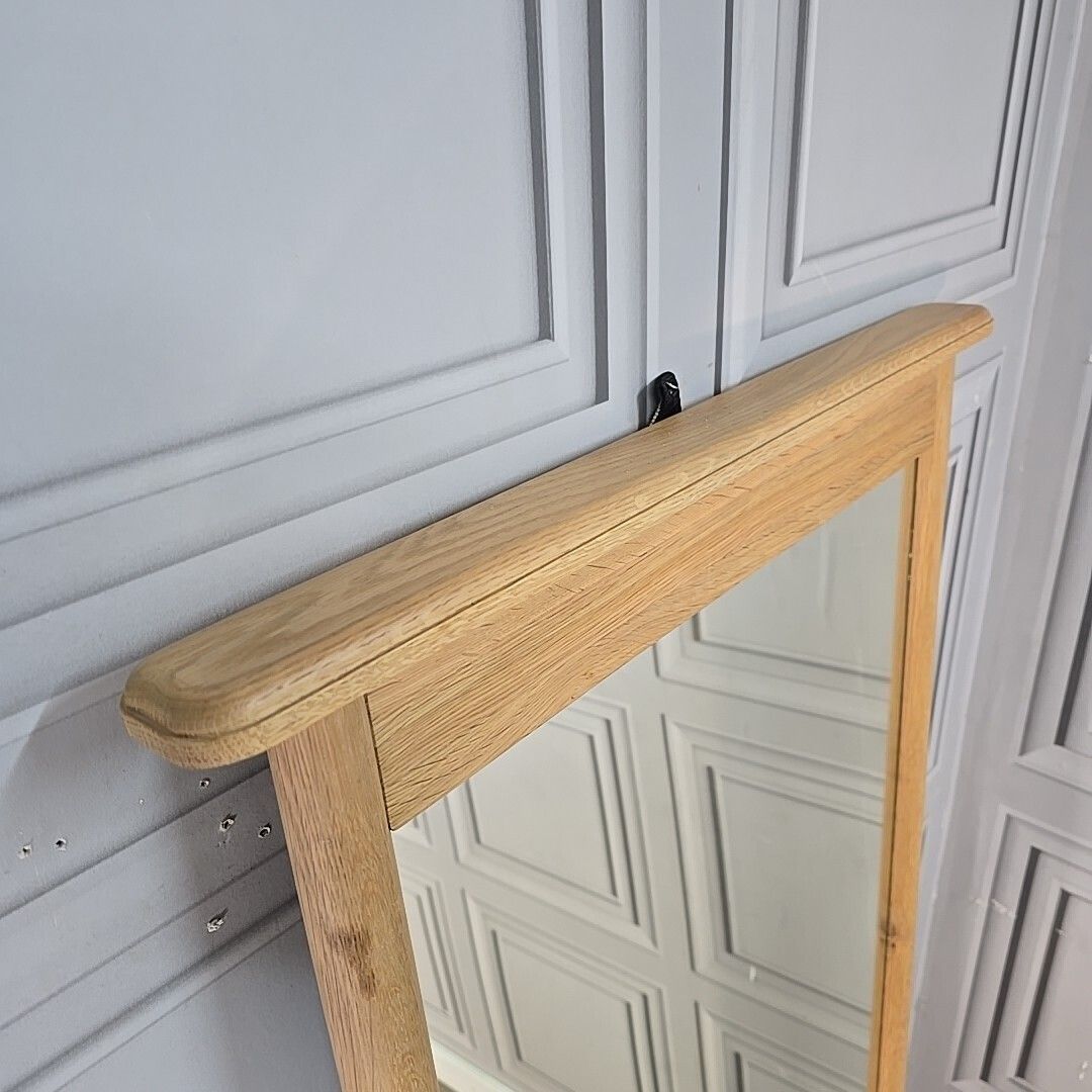 Solid Oak Cheval Mirror    Frank Hudson "Wycombe" Full Length Dressing Bedroom photo Home Decor