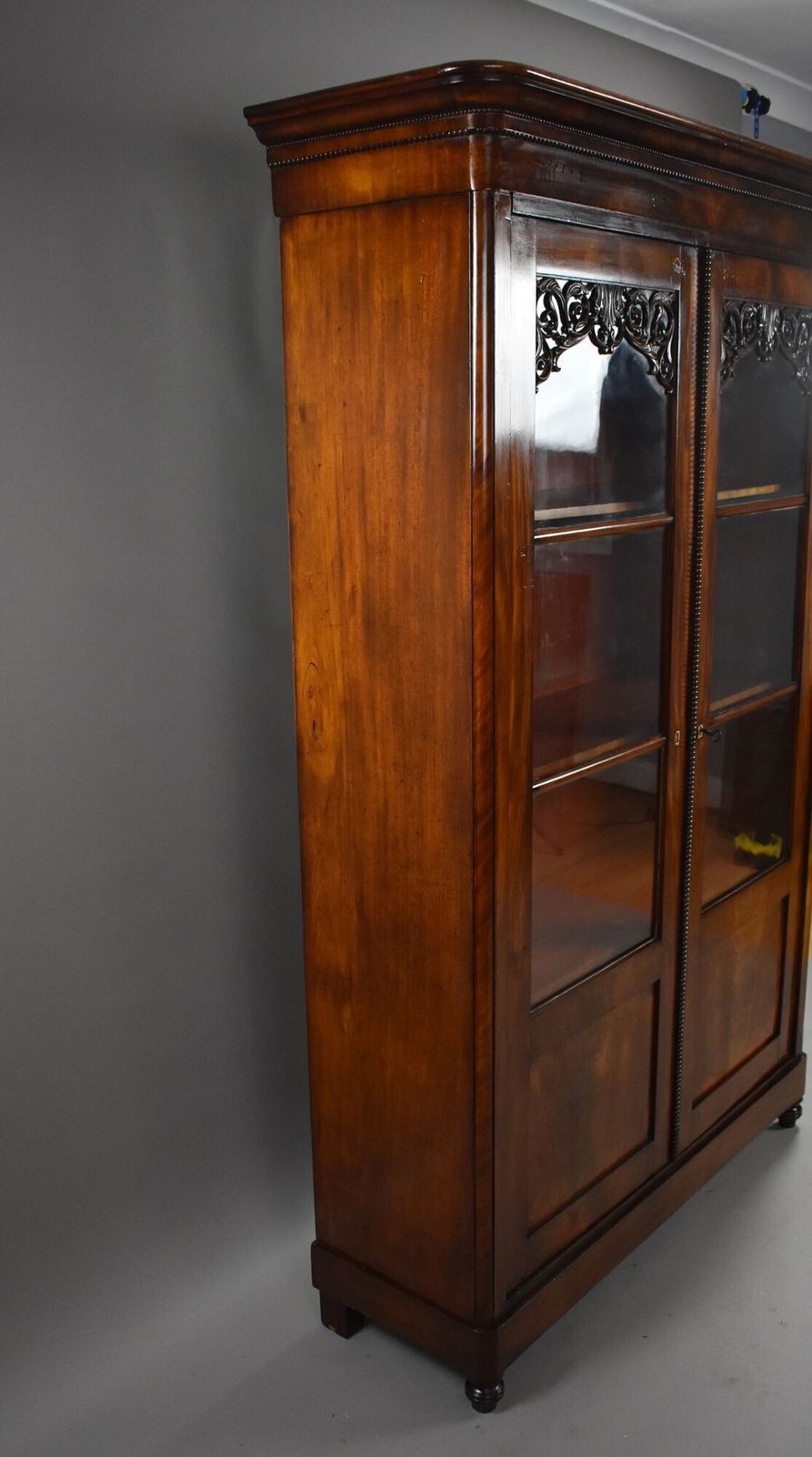 Continental Mahogany Circa 1880 Bookcase/Cabinet photo Furniture