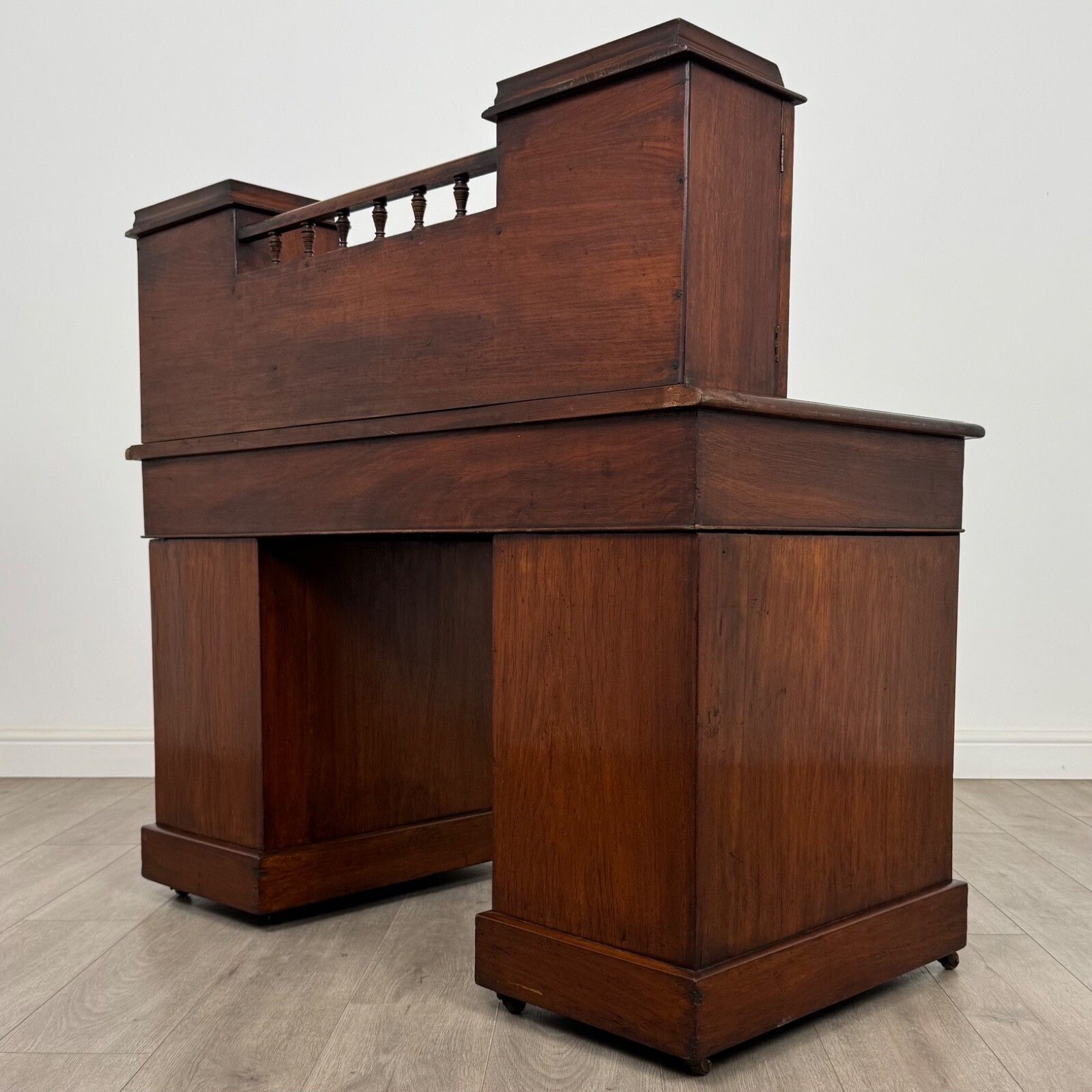 Antique 19th Century Victorian Dickens Desk In Mahogany ( Af 5416 ) photo buy