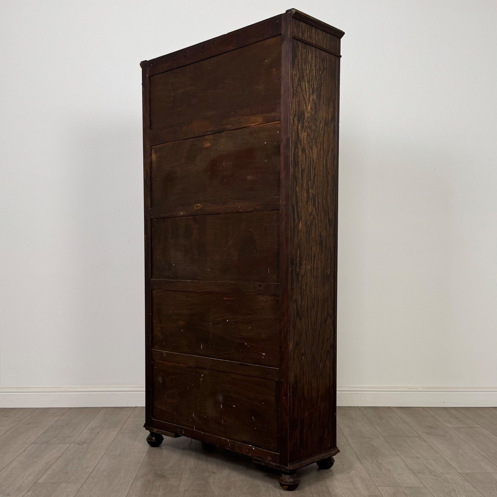 Antique 20th Century Linenfold Wardrobe In Oak ( Af 5404 ) photo buy