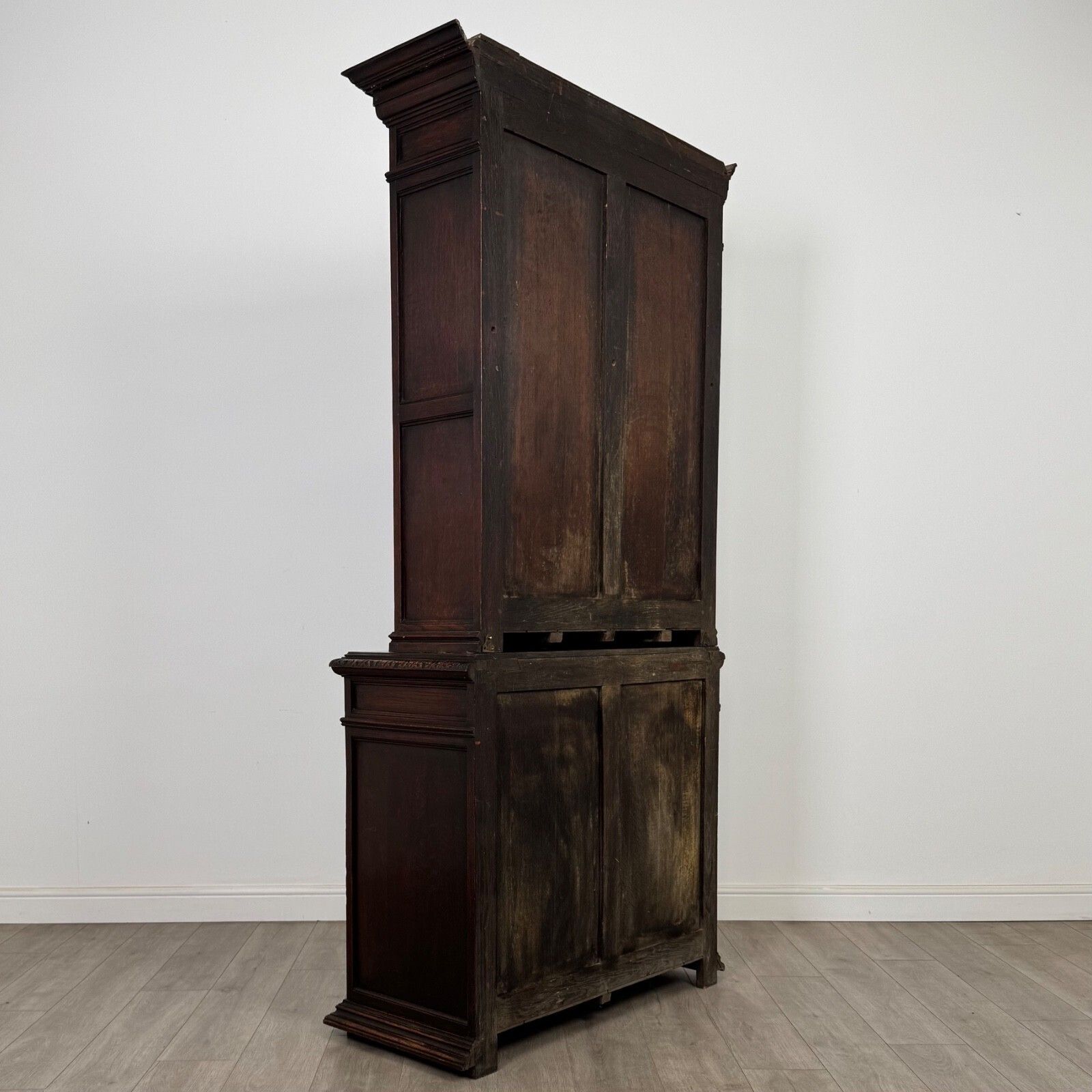Antique 19th Century Carved Oak Victorian Bookcase ( Af 5377 ) photo 1950.0