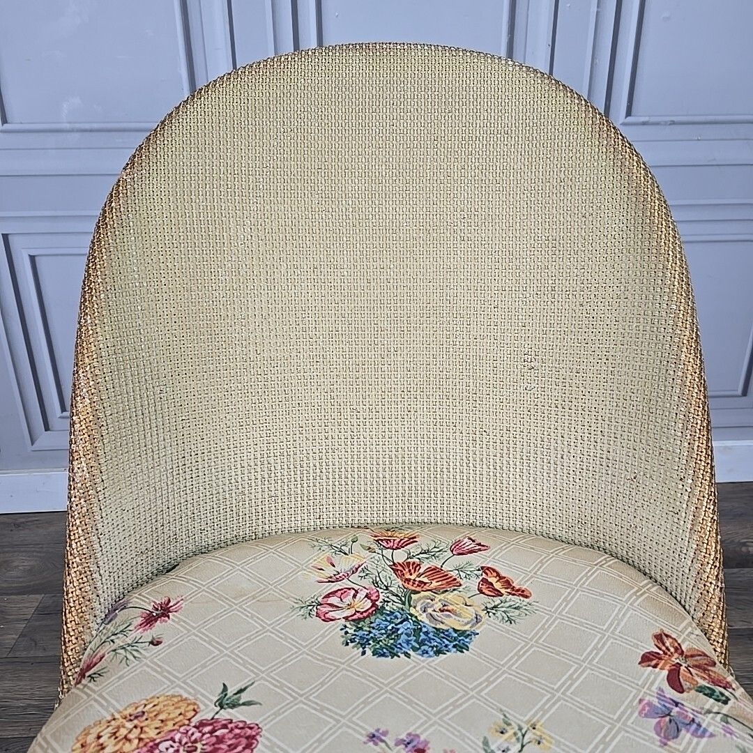 Vintage Tub Chair Mid Century Rattan Loom Cane Bentwood Wicker Arm Seat Project photo 52.0