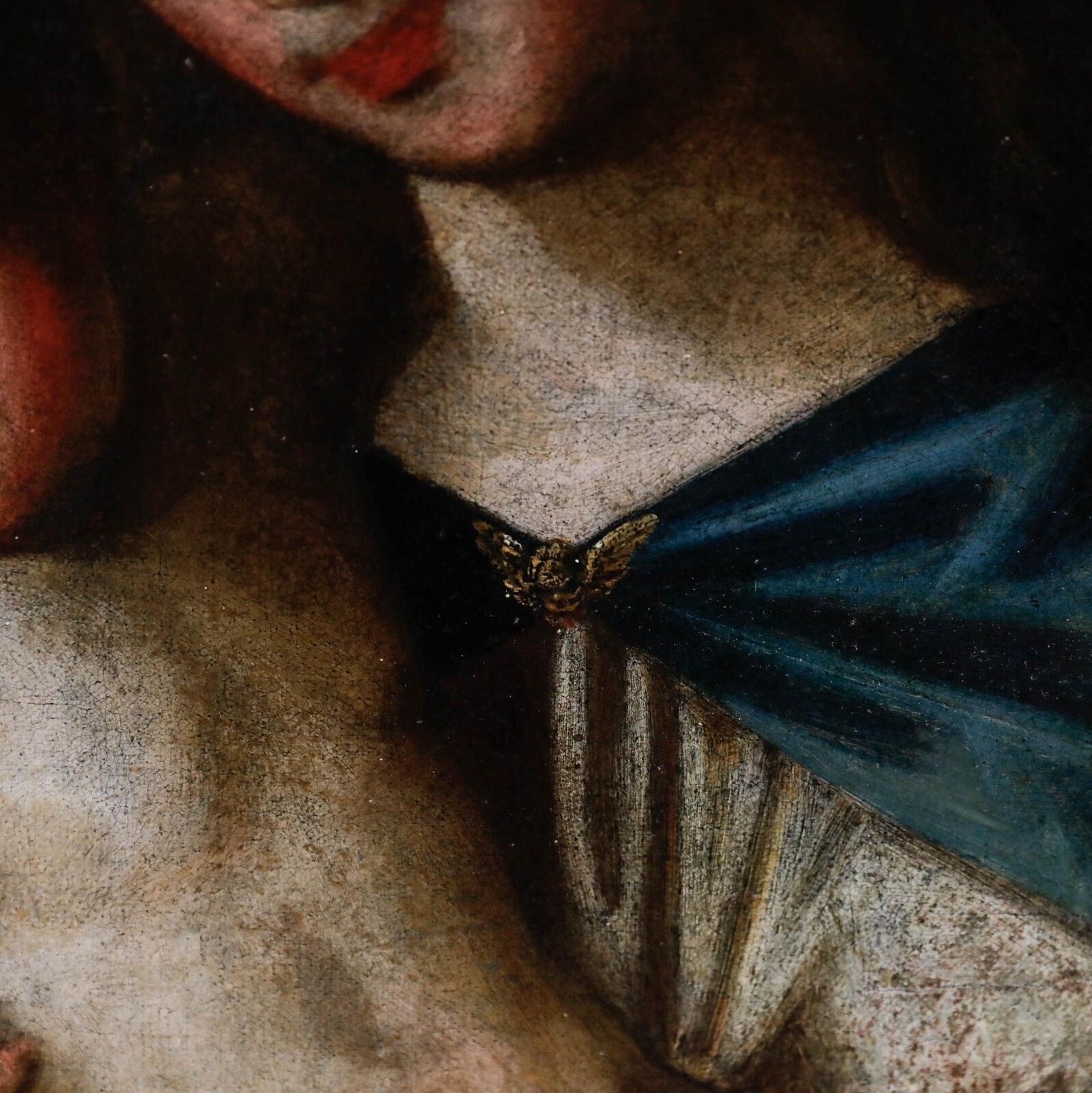 Spanish School 17th Century Oil   Queen Of Heaven photo vinterior