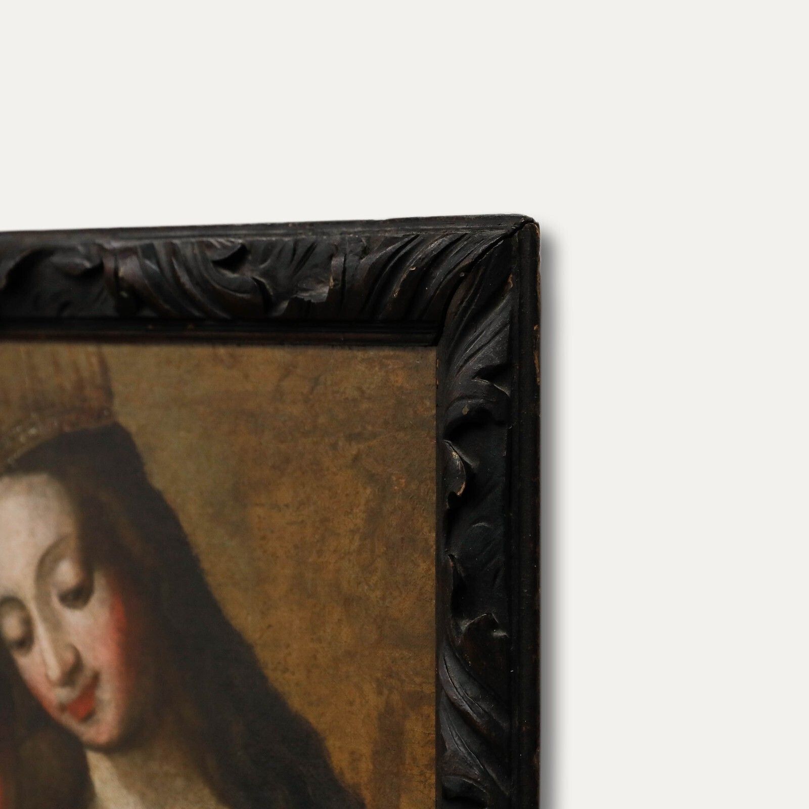 Spanish School 17th Century Oil   Queen Of Heaven photo buy