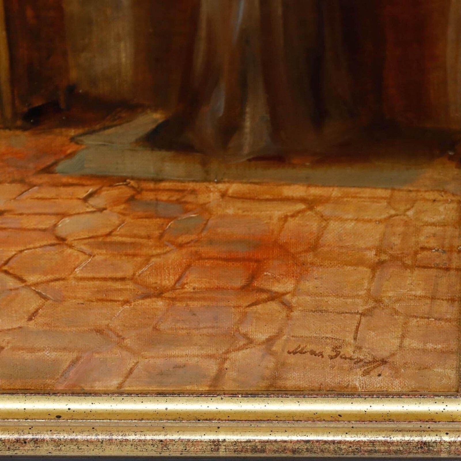 Max Gaisser (1857 1922)   19th Century Oil, Quiet Interior photo vinterior