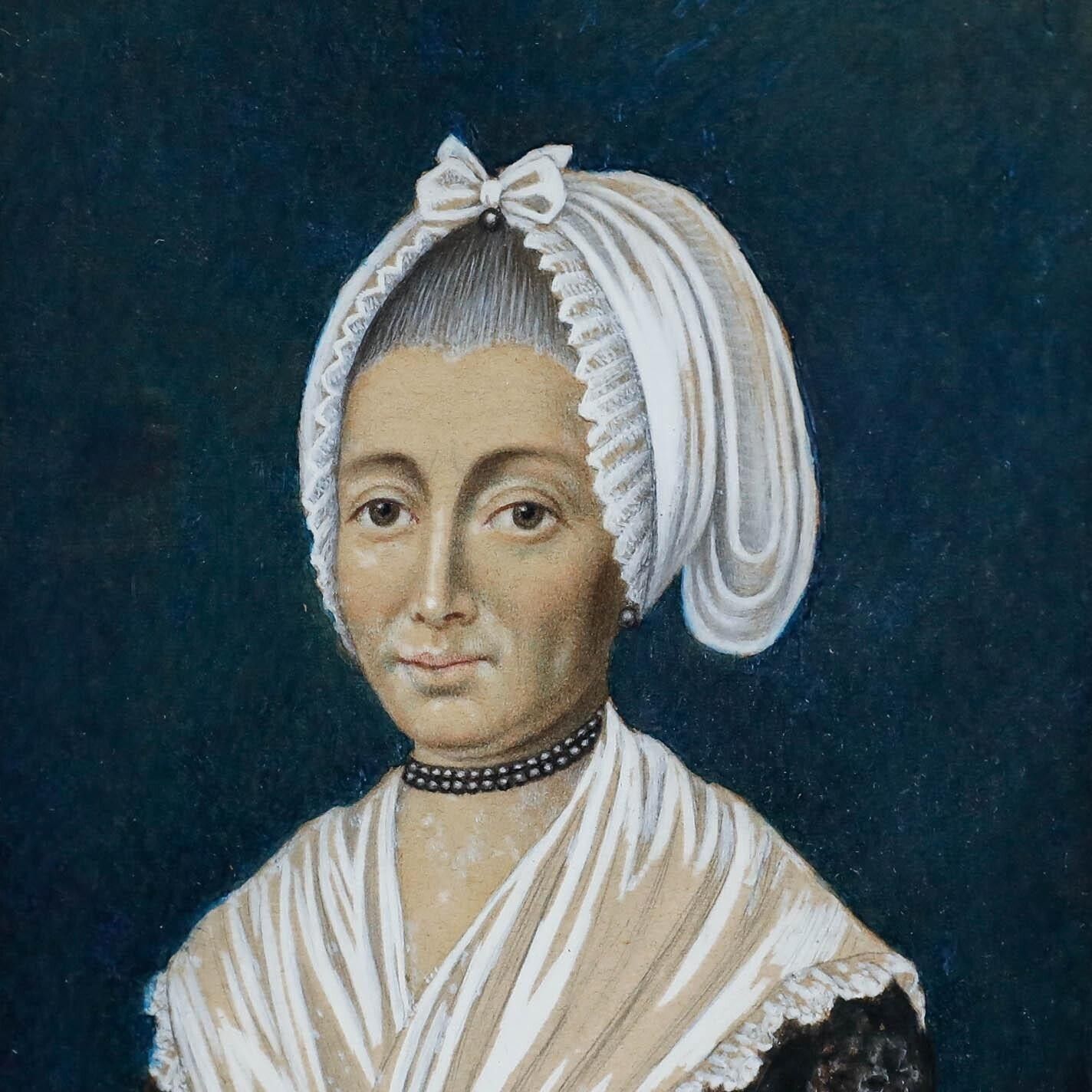 Anquet Portraits   19th Century Gouache, Marie Catharine Franquet photo vinterior