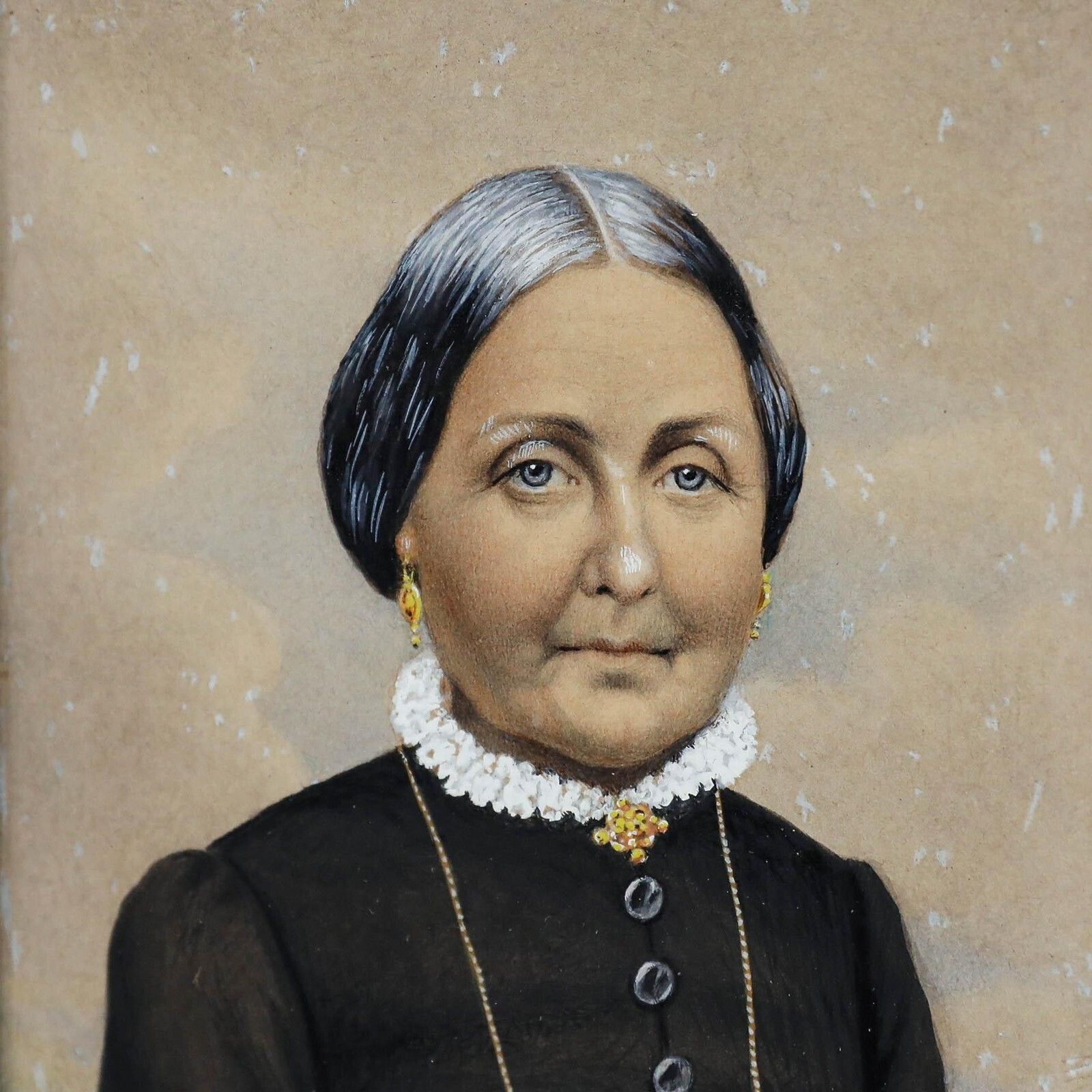 The Franquet Portraits   19th Century Gouache, Anna Sophia Von Franquet photo vinterior