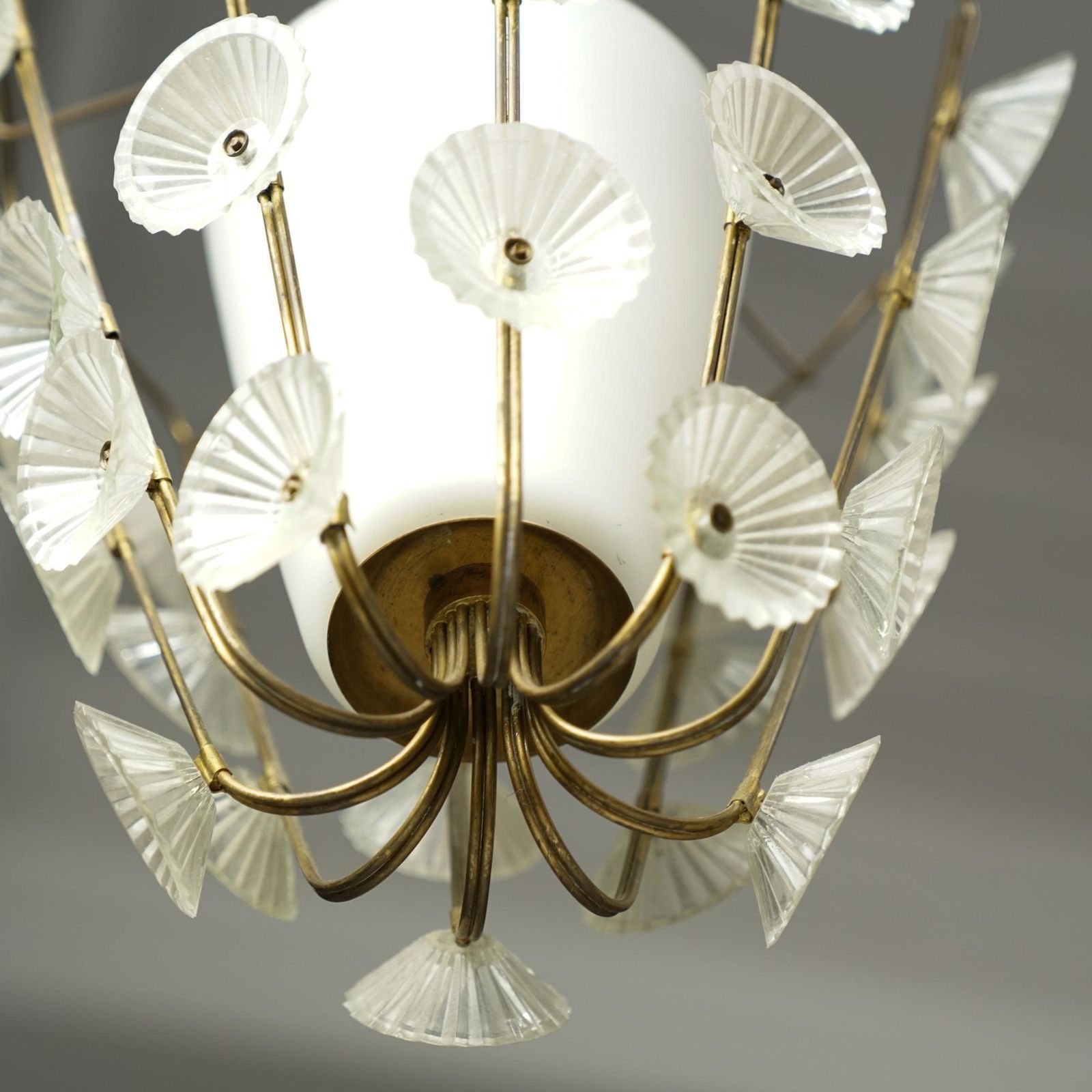 Model 1304 Floral Pendant, Lisa Johansson Pape, Orno Oy, 1950s photo Lighting