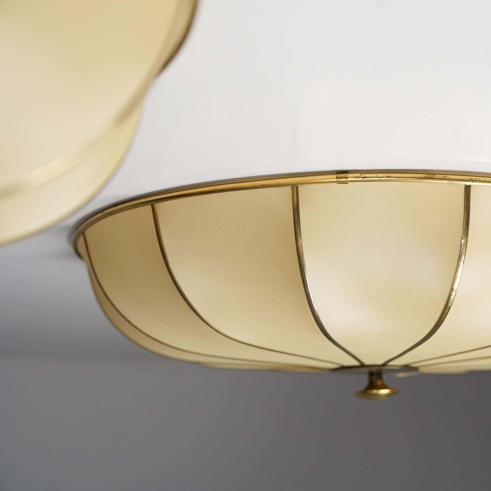 Pair Of Scandinavian Modern Flush Mounts, Sweden, 1950/1960s photo Lighting