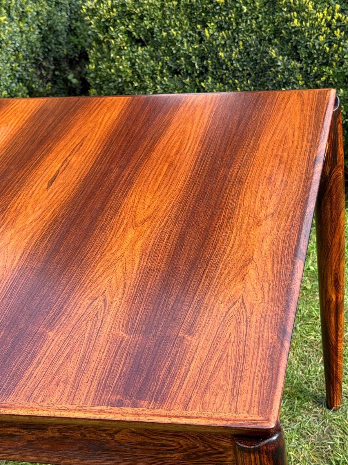 Mid Century Modern Danish Rosewood Dining Table By H. W. Klein For Bramin, 1960s   Pending A10 Certificate photo 2800.0