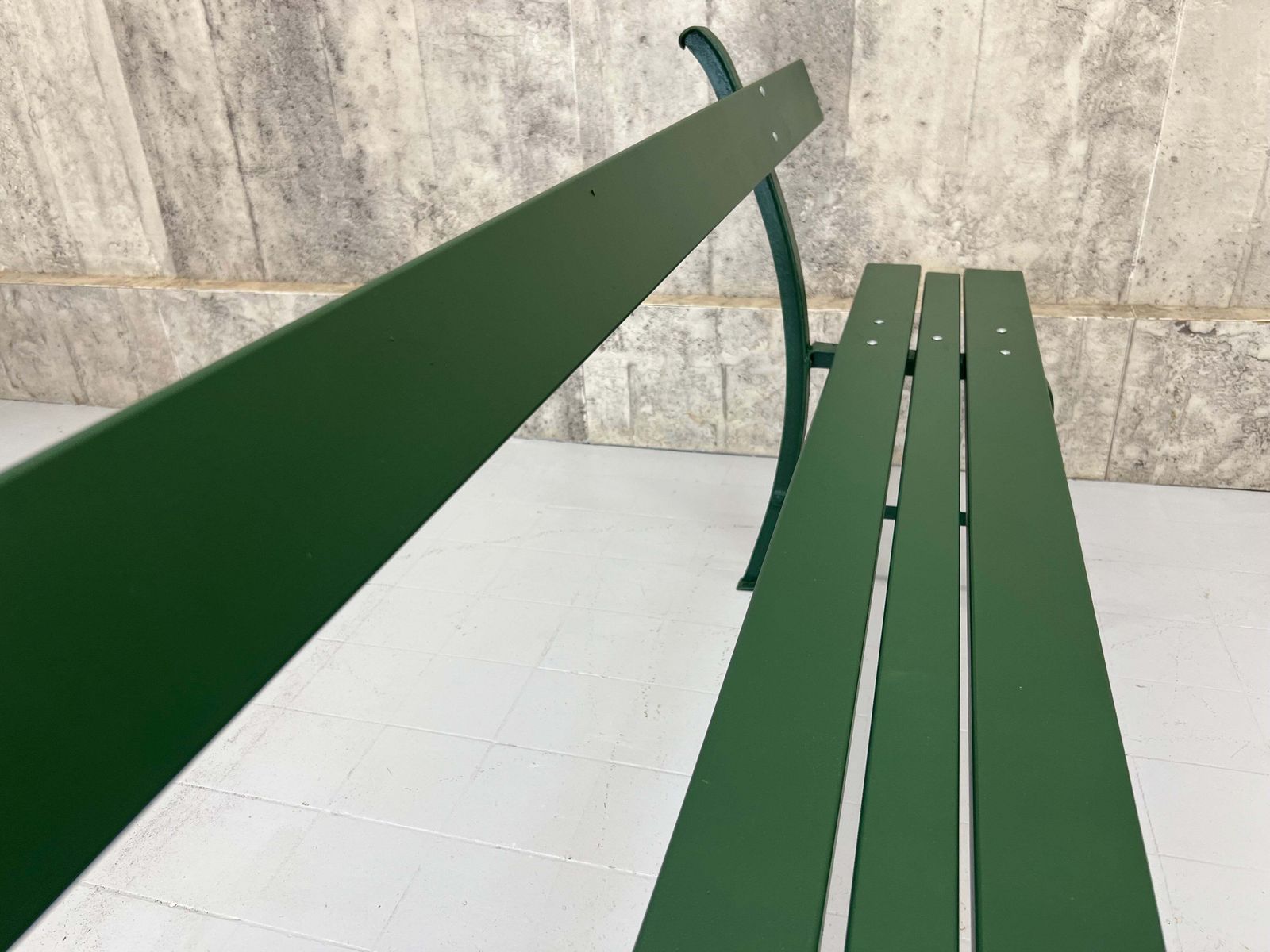 201cm Forest Green Garden Bench photo 395.0