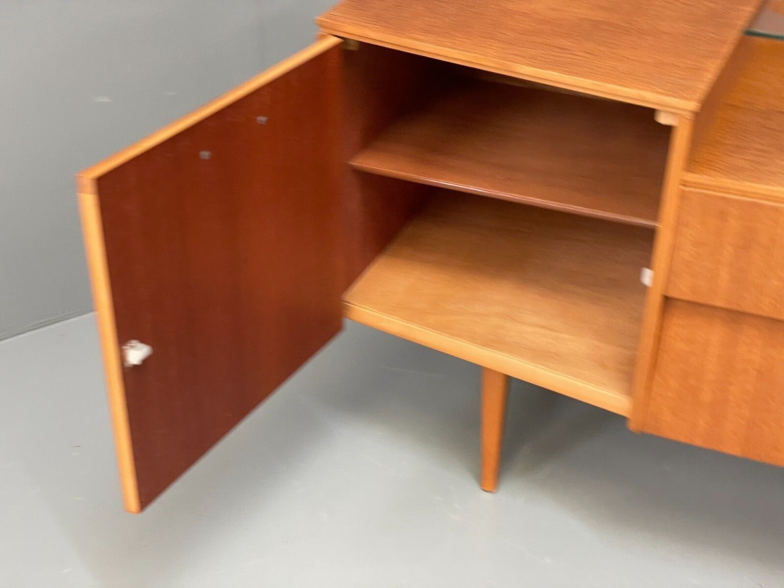 photo furniture Vintage 1950s Oak Dresser Avalon Midcentury Drawers Cabinet Eb11793 Mwoo