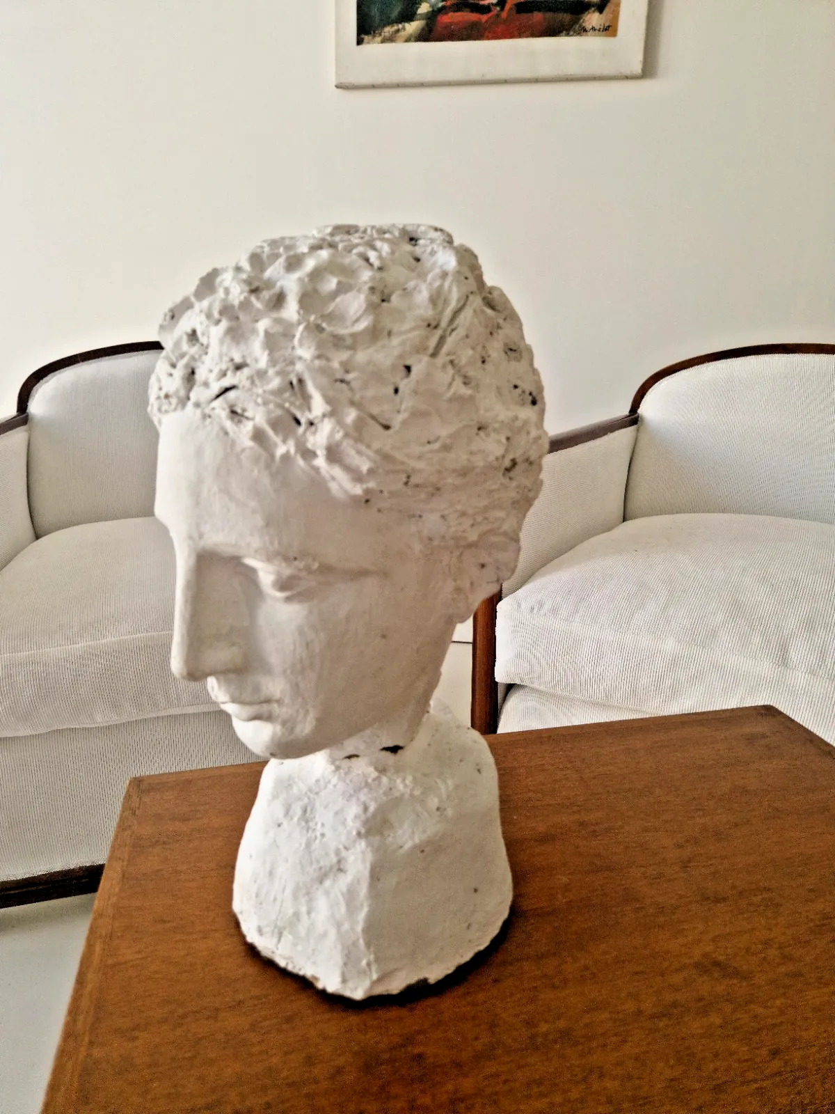 Vintage Female Bust Classical Meets Studio Art Aesthetic photo for sale