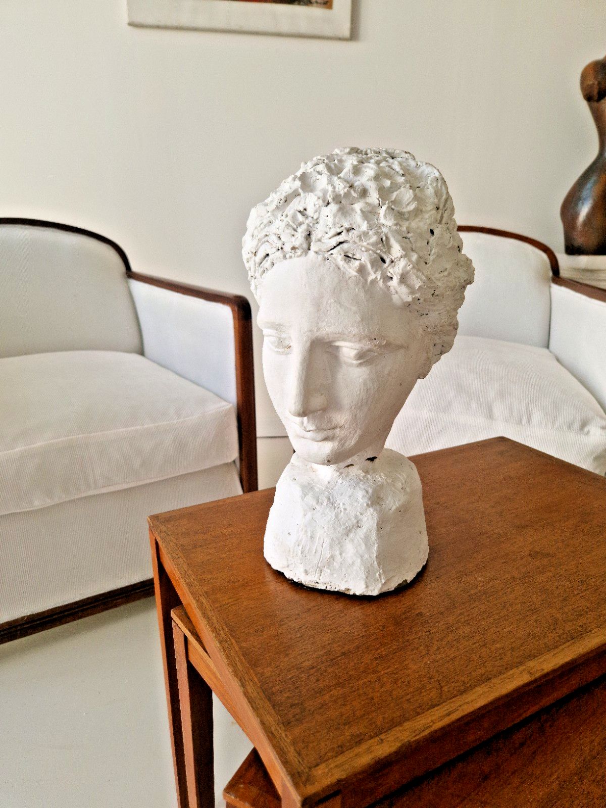 Vintage Female Bust Classical Meets Studio Art Aesthetic photo buy