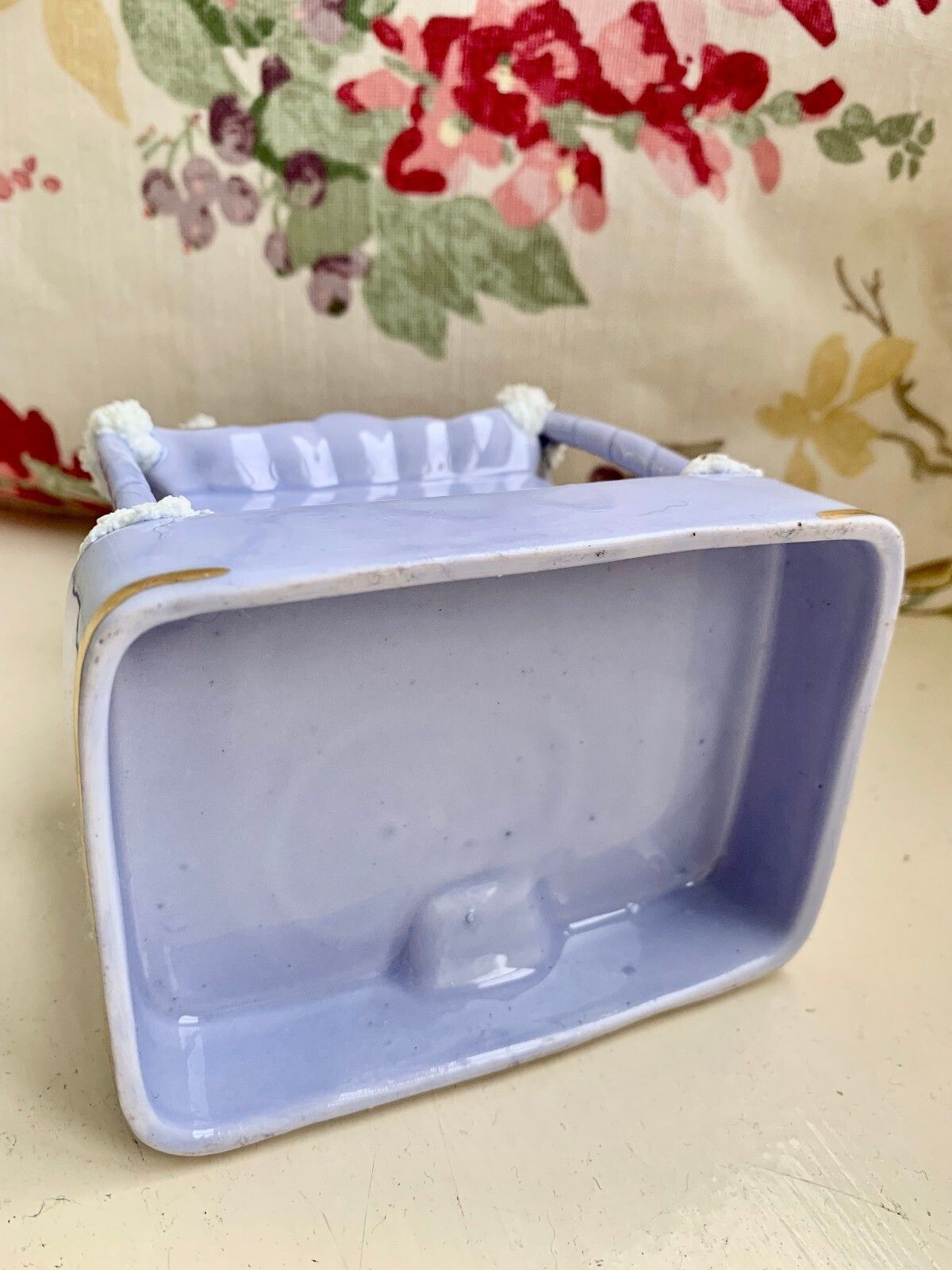 Rare 19th Century Staffordshire Pastille Burner, Lilac Glaze, Pagoda photo 245.0