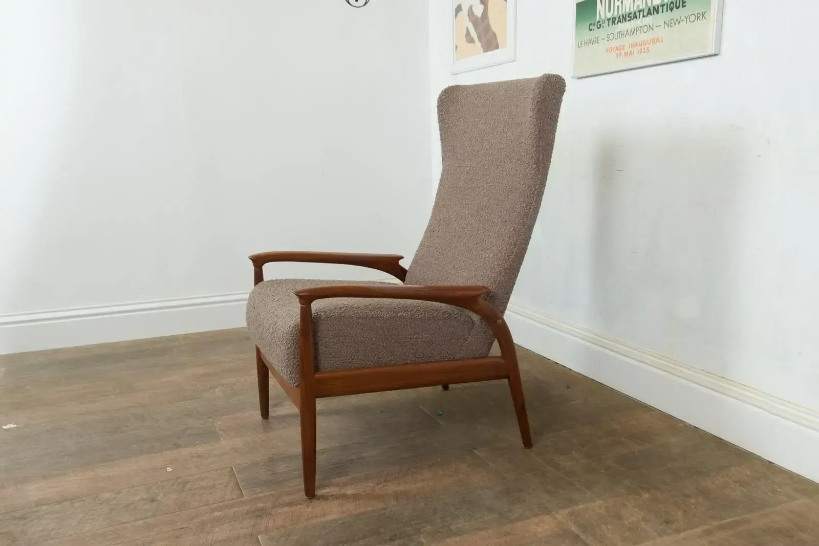 Vintage Retro Mid Century Afromosia Arm Chair By Greaves And Thomas photo Furniture