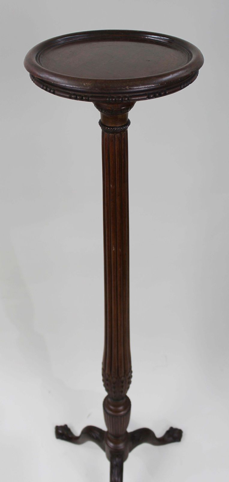 Antique Georgian Revival Mahogany Torchère Pedestal Stand photo Home Decor