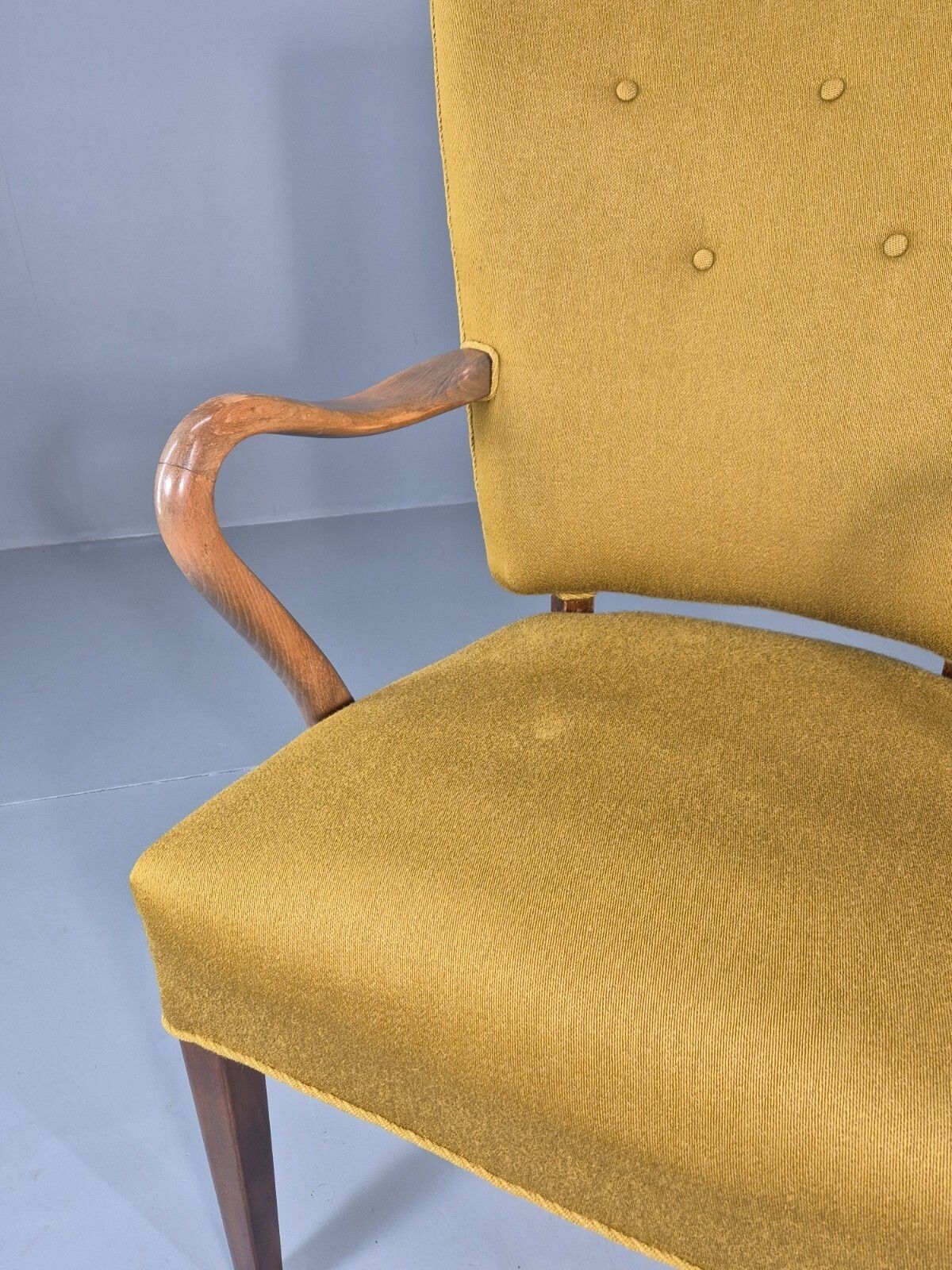Vintage Mid Century Danish Lounge Chair High Back 1950s Retro photo buy