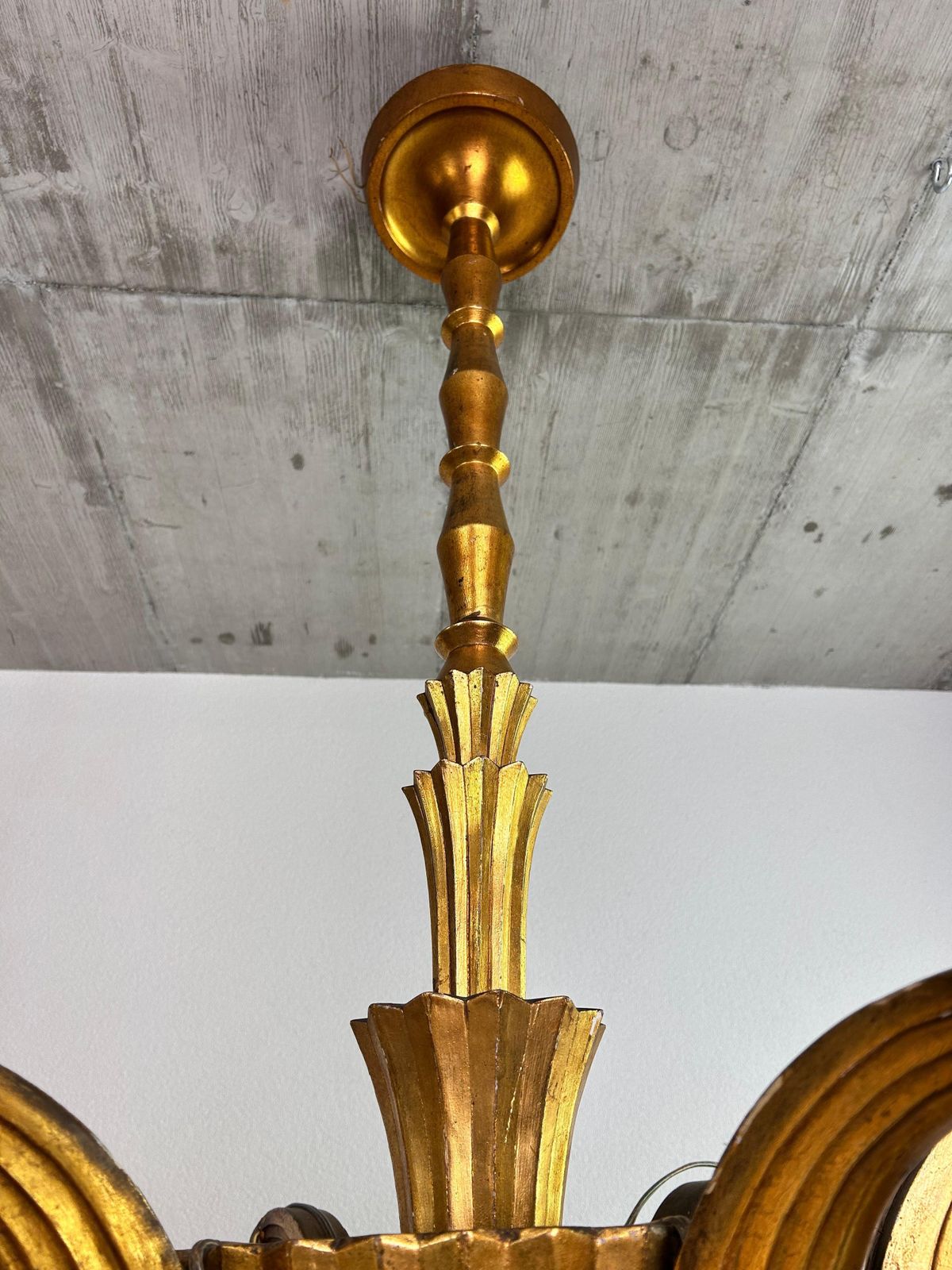photo furniture Large Art Deco Chandeliers In Style Of Dagobert Peche